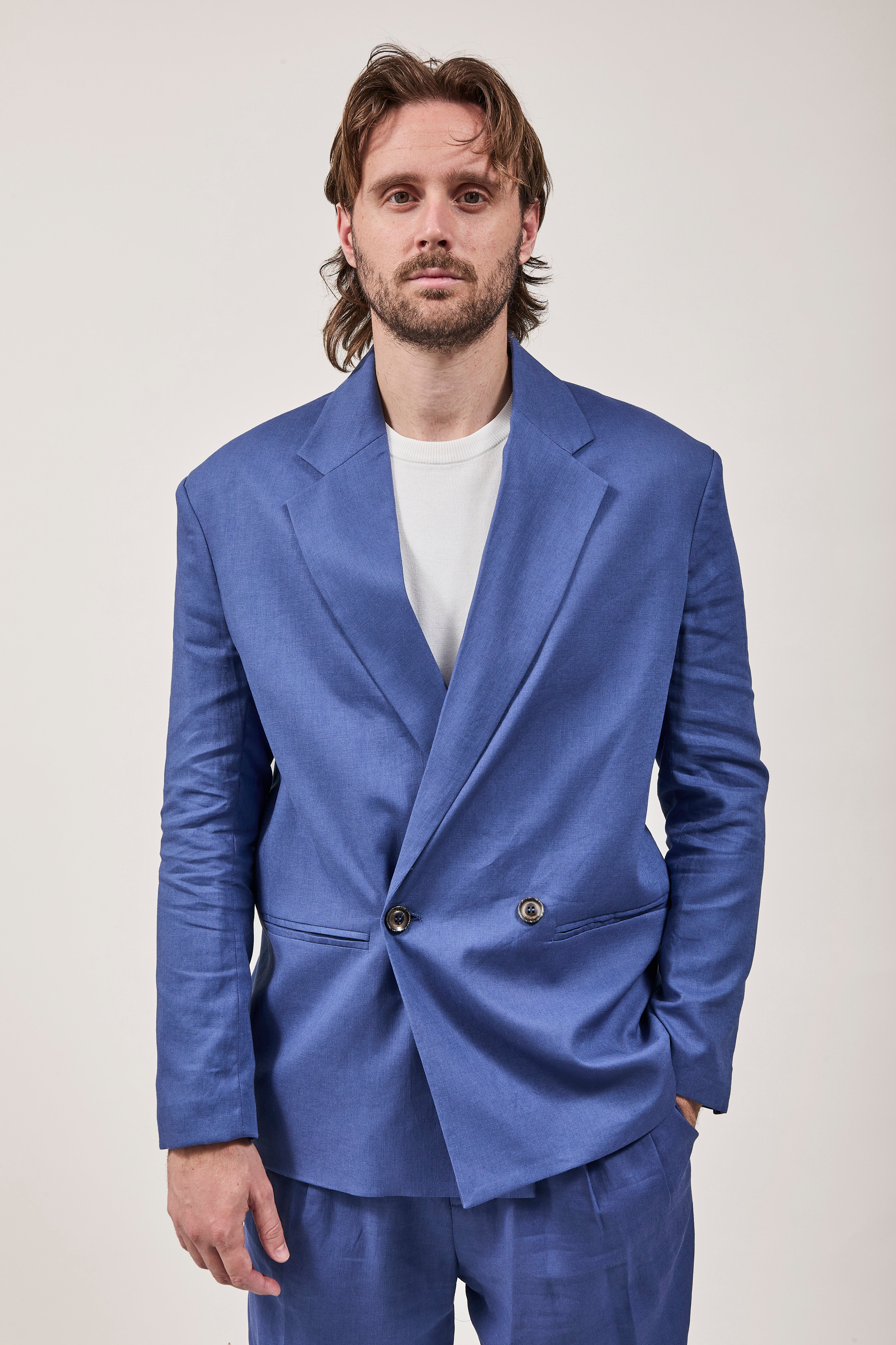 Giacca Imperial Lino Over Denim