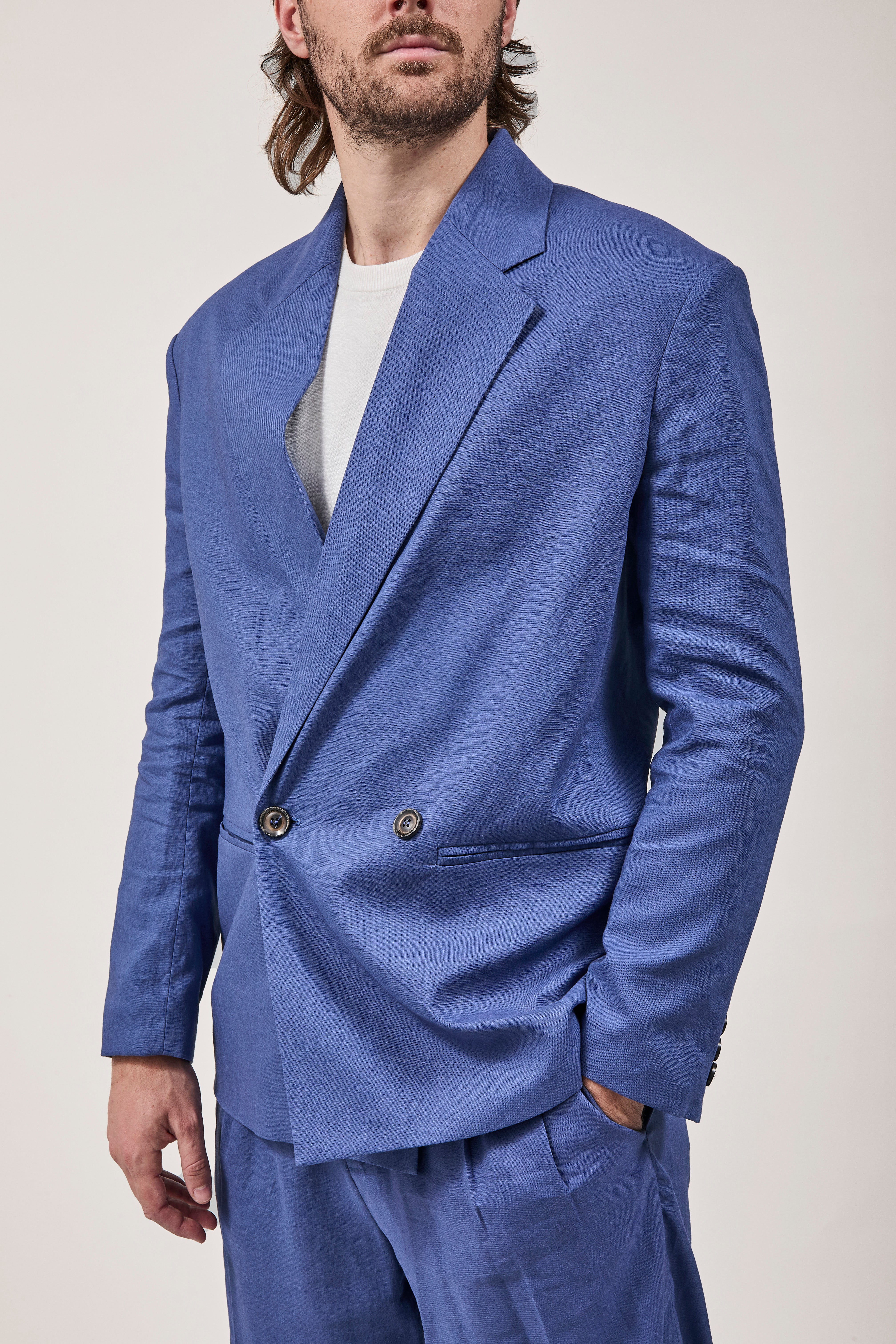 Giacca Imperial Lino Over Denim