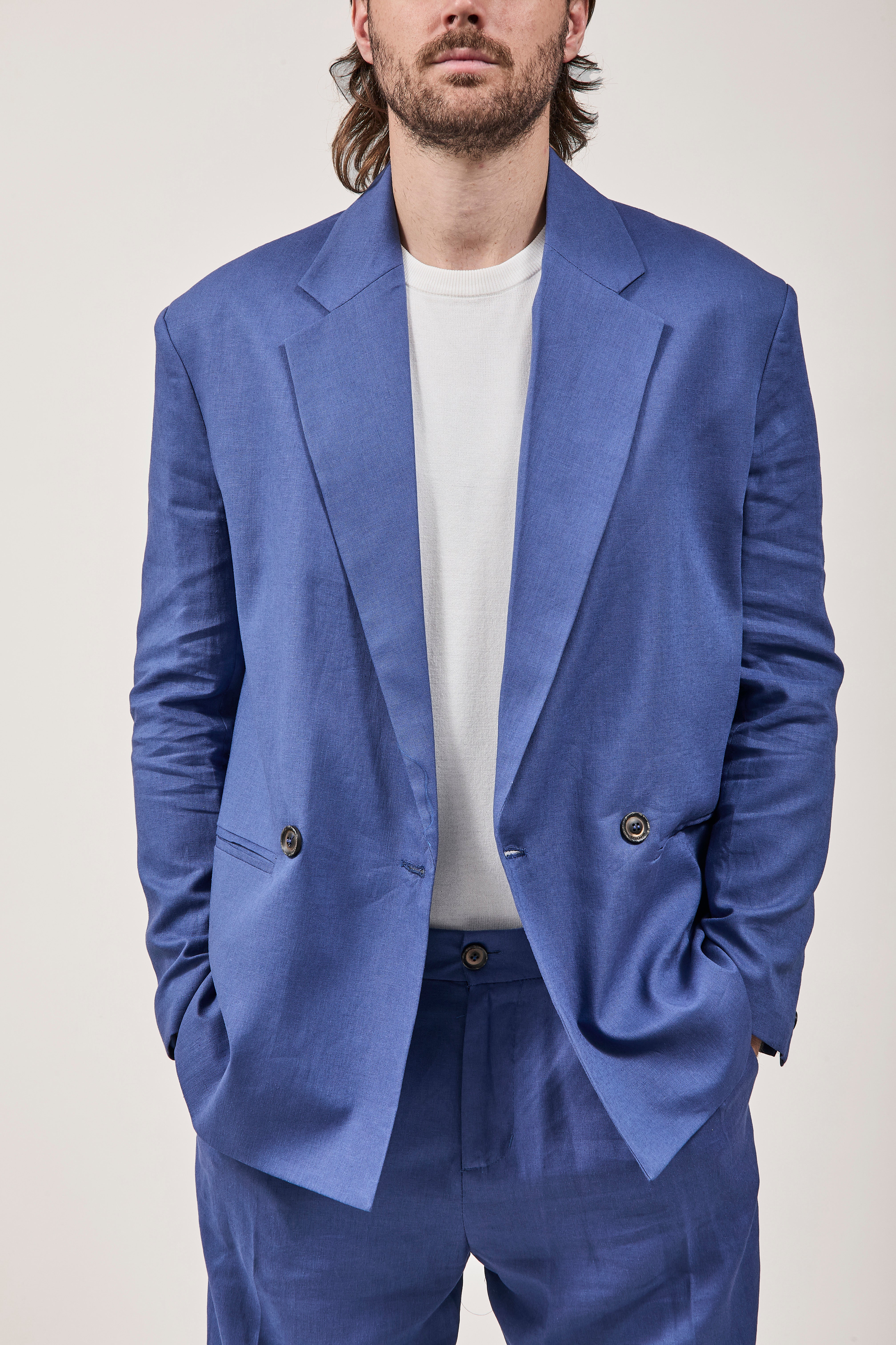 Giacca Imperial Lino Over Denim