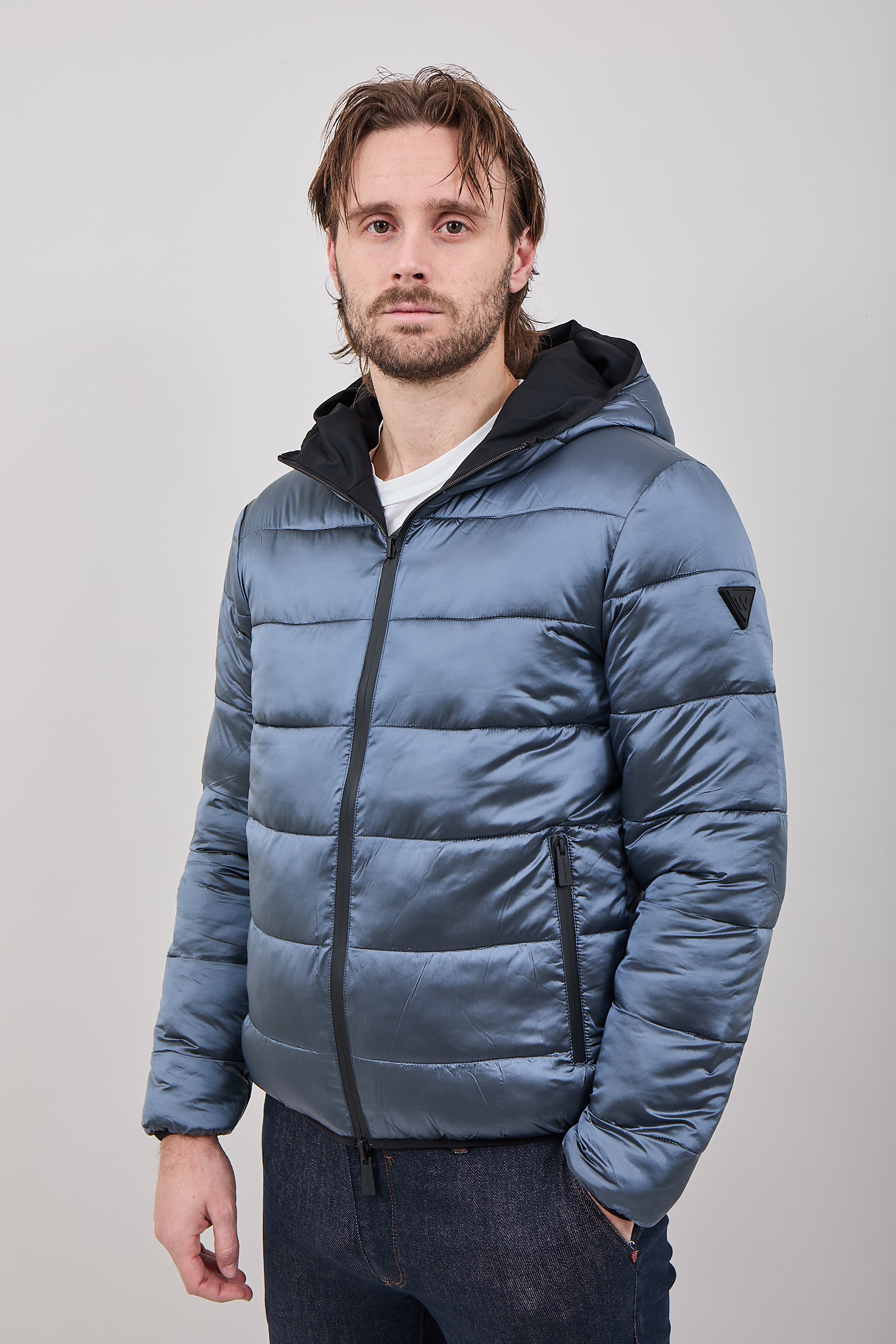 Piumino Reversibile Why Not Brand GH6 Nero/Blu