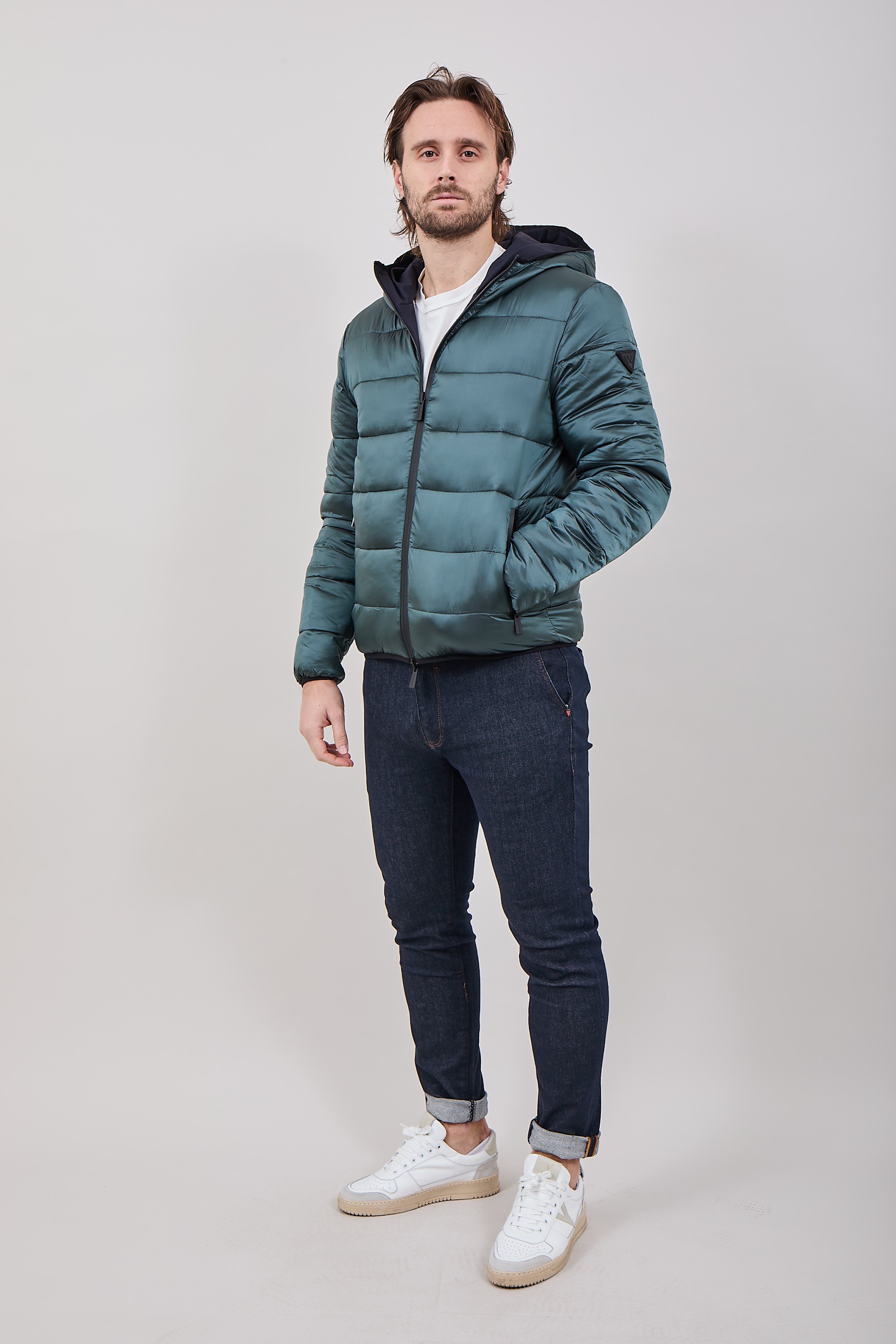 Piumino Reversibile Why Not Brand GH6 Blu/Verde