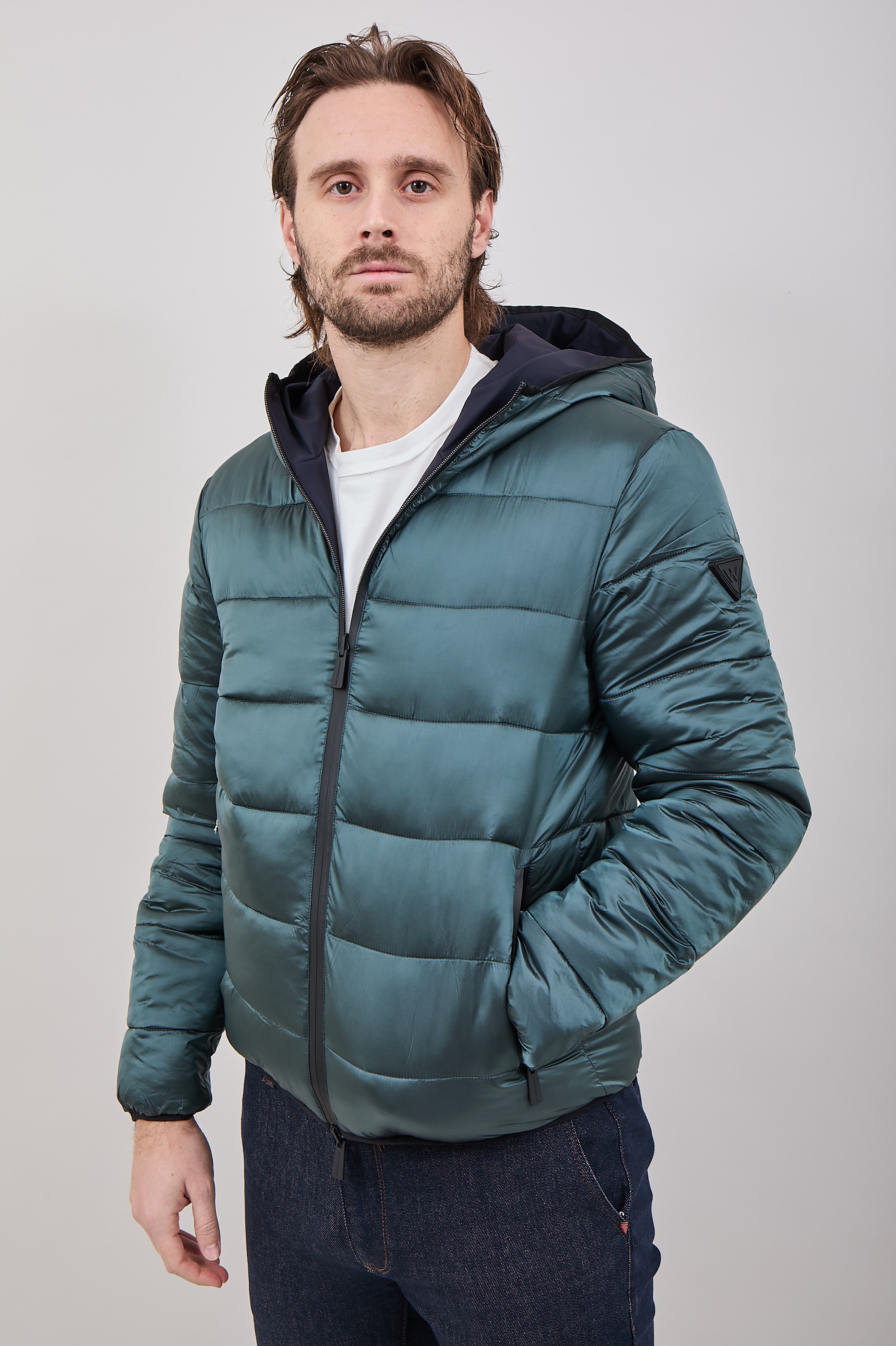 Piumino Reversibile Why Not Brand GH6 Blu/Verde