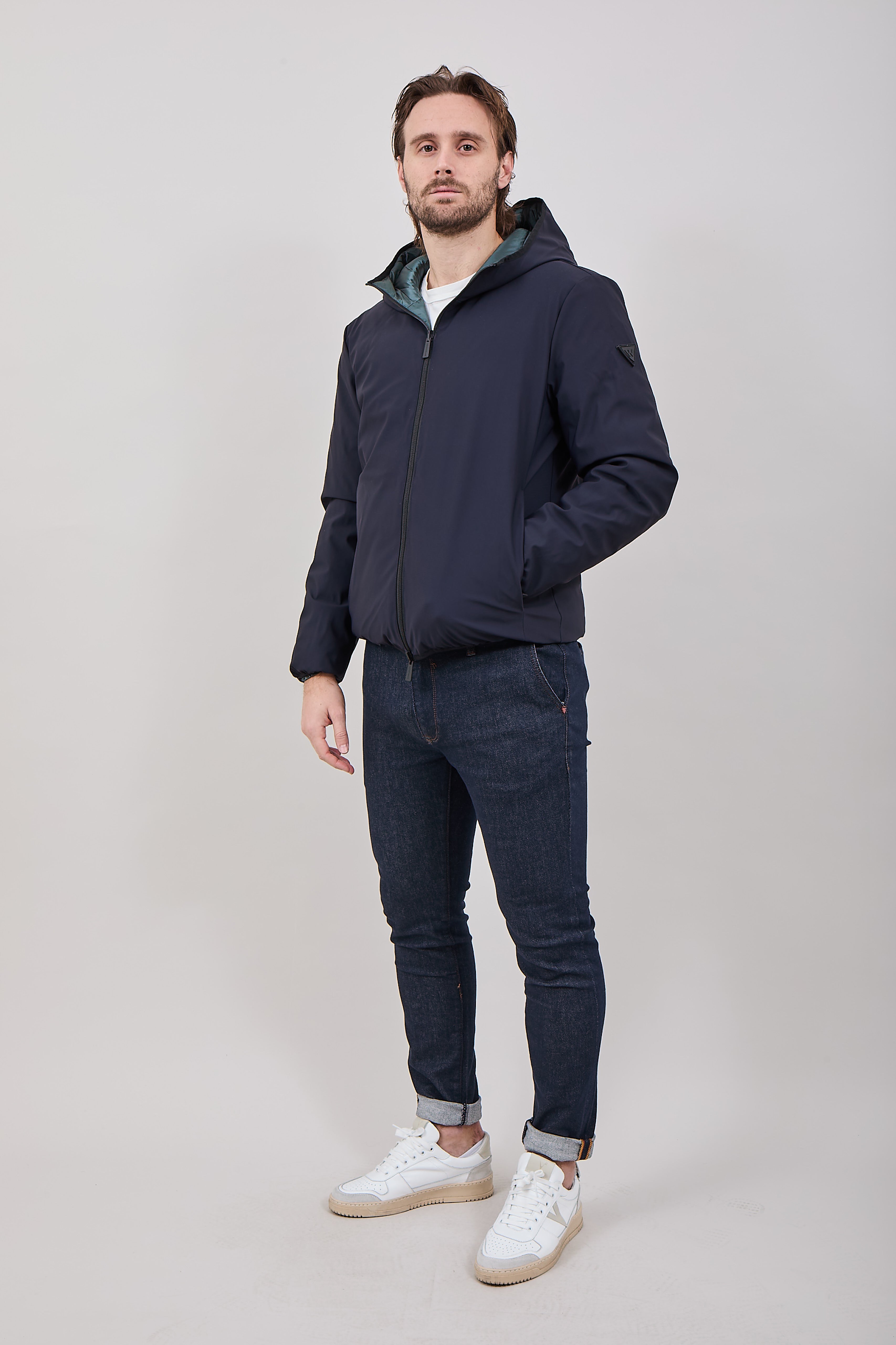 Piumino Reversibile Why Not Brand GH6 Blu/Verde