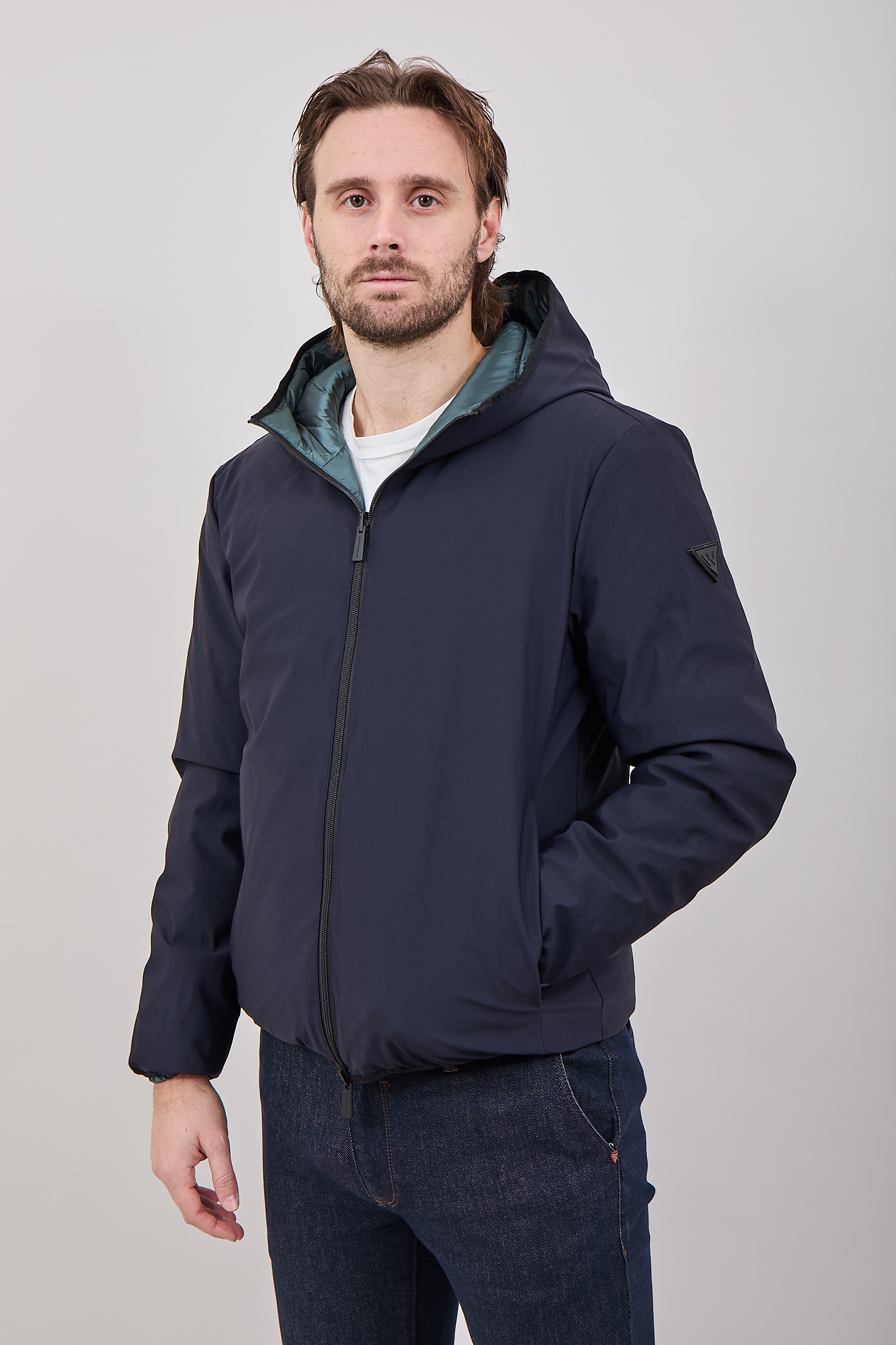 Piumino Reversibile Why Not Brand GH6 Blu/Verde