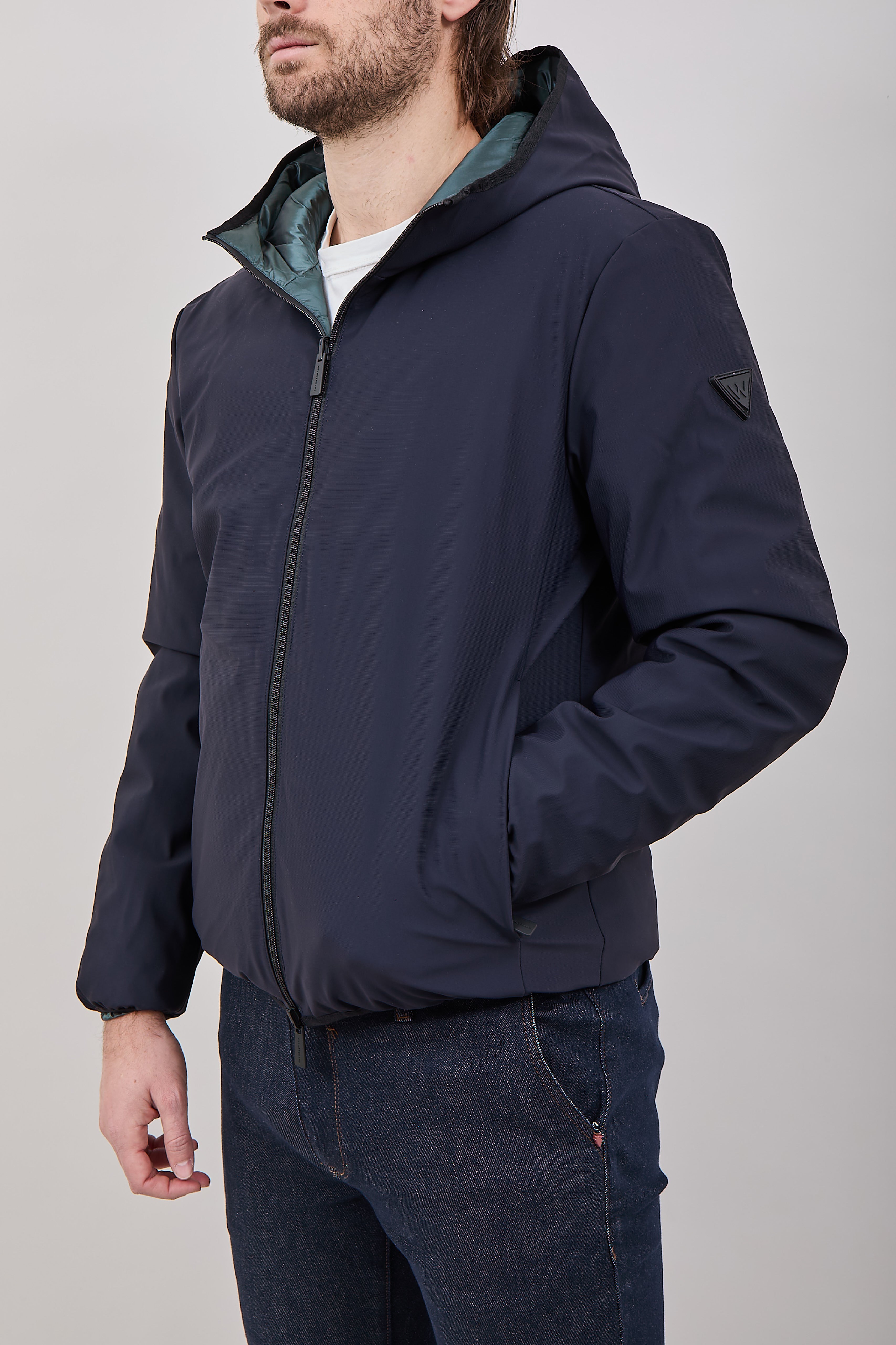 Piumino Reversibile Why Not Brand GH6 Blu/Verde