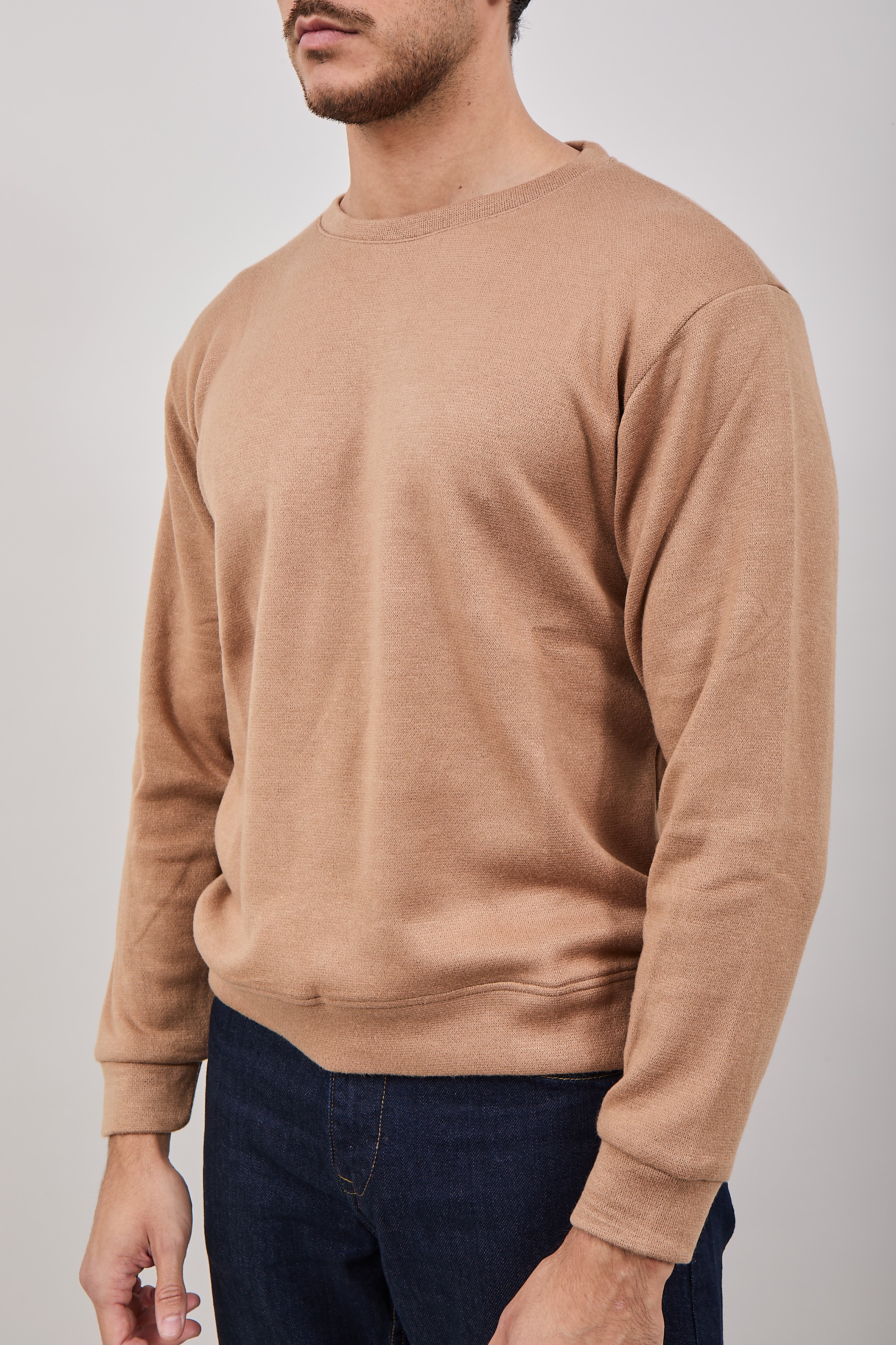 Felpa In maglia Alta Tensione Cammello