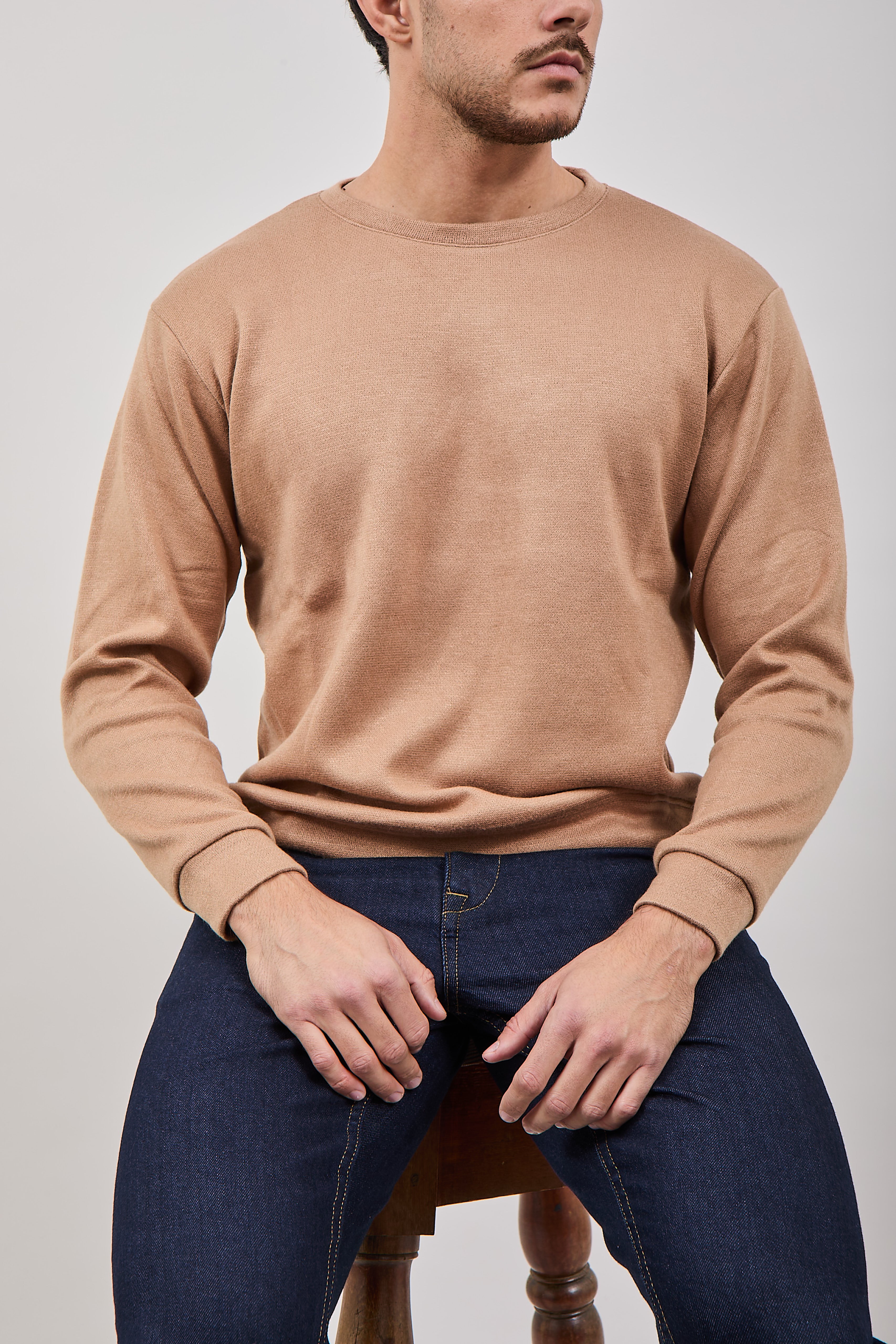 Felpa In maglia Alta Tensione Cammello