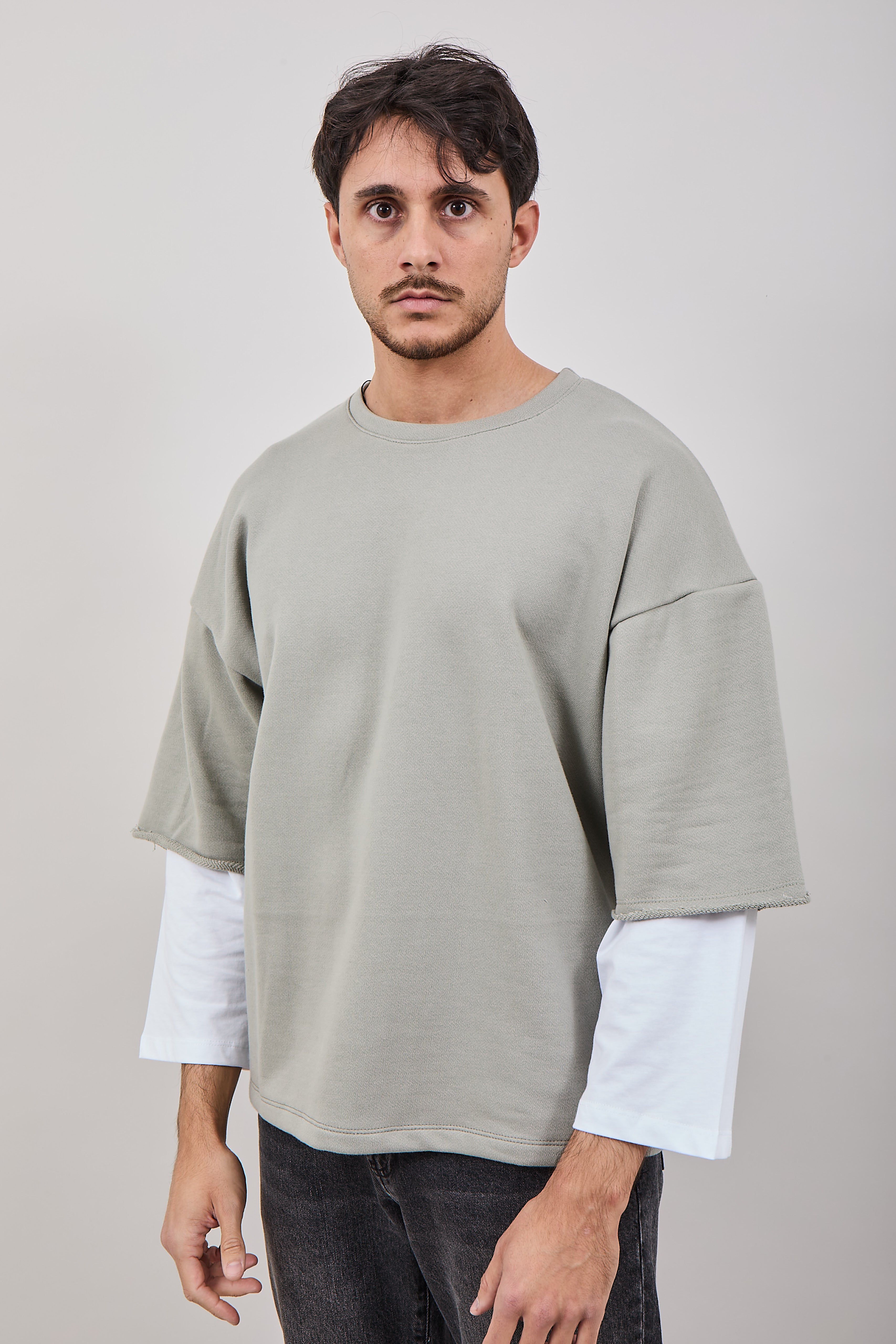 Felpa Njb Doppiamanica