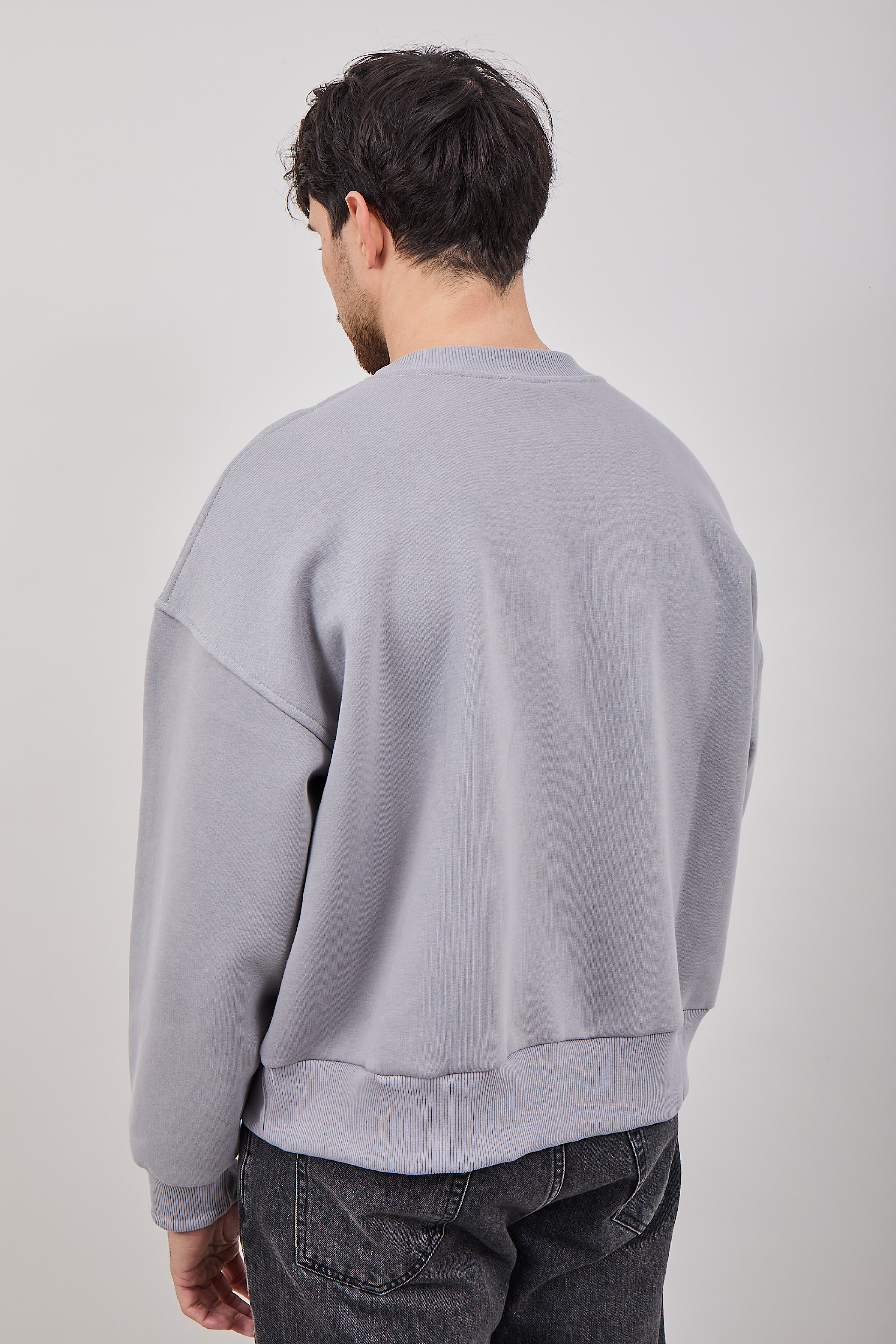 Felpa Njb Cropped Girocollo Ferro