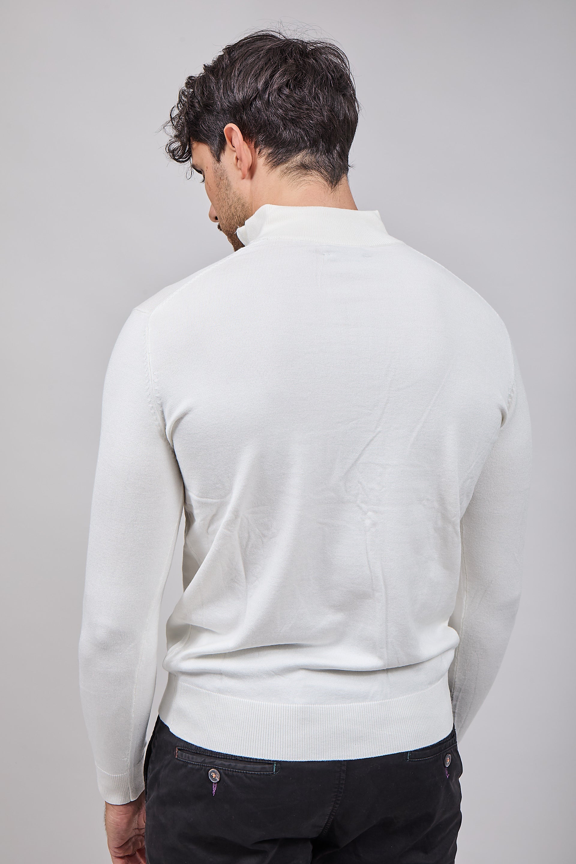 Lupetto Over-d Zip Panna M25