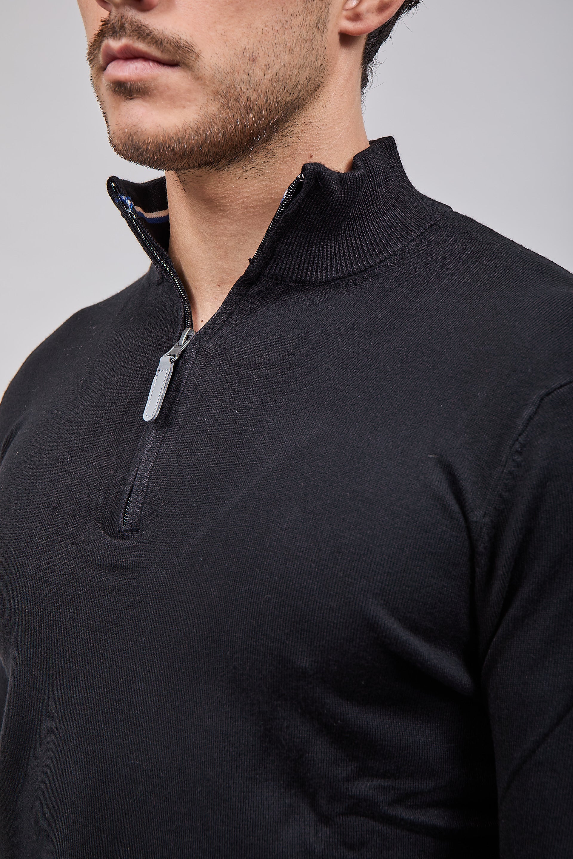 Lupetto Over-d Zip Nero M25