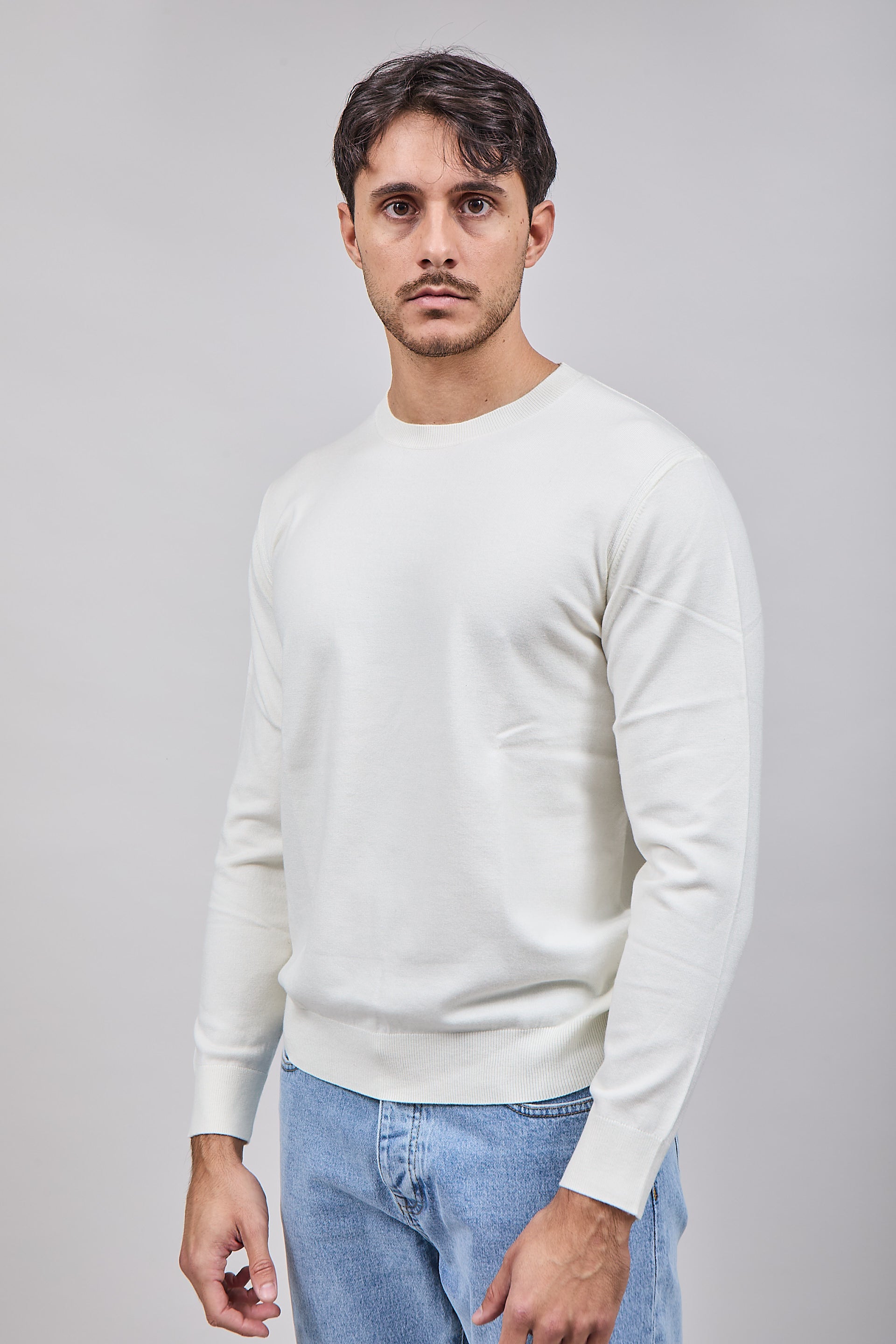 Maglioncino Diktat Cashmere Panna 001