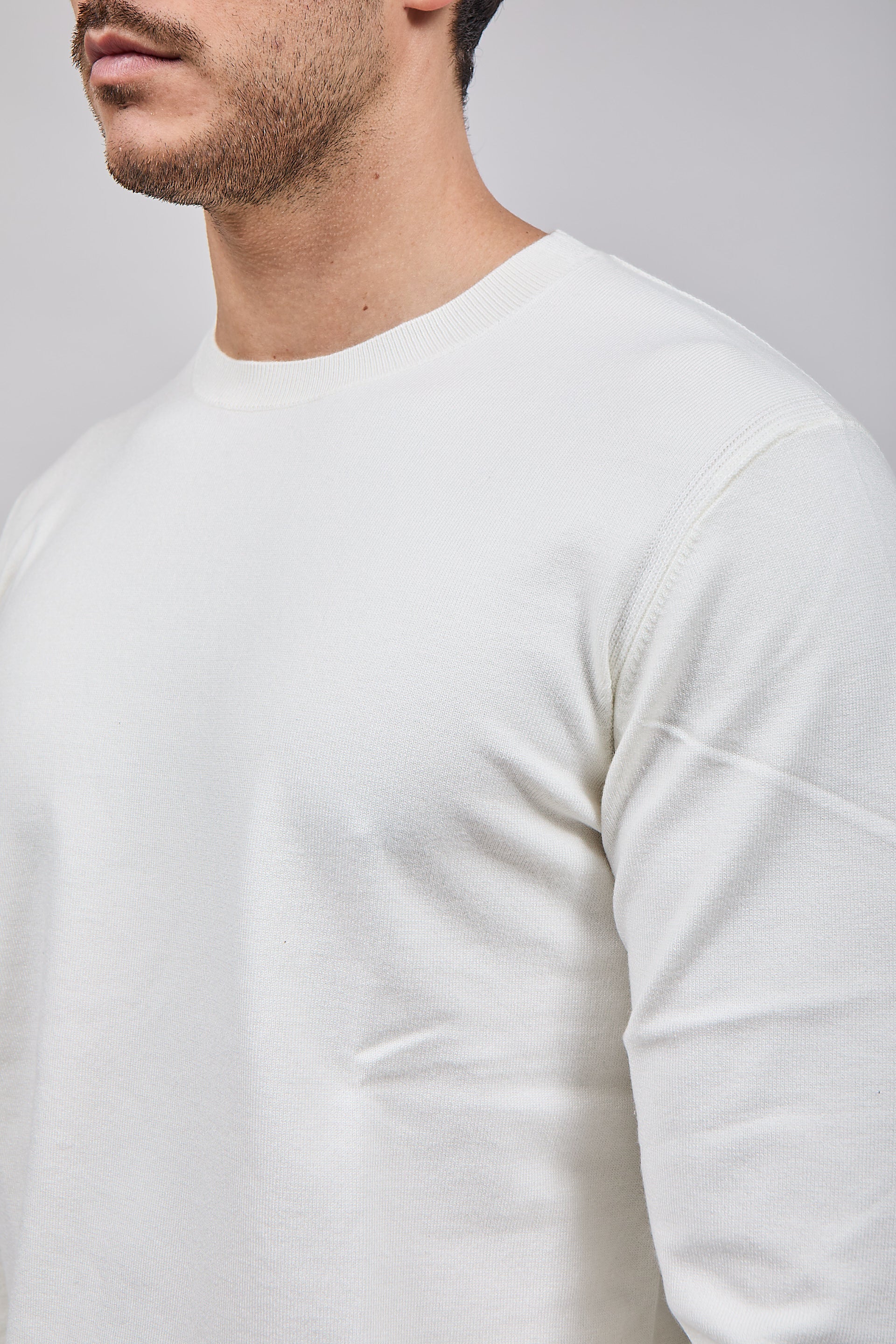 Maglioncino Diktat Cashmere Panna 001