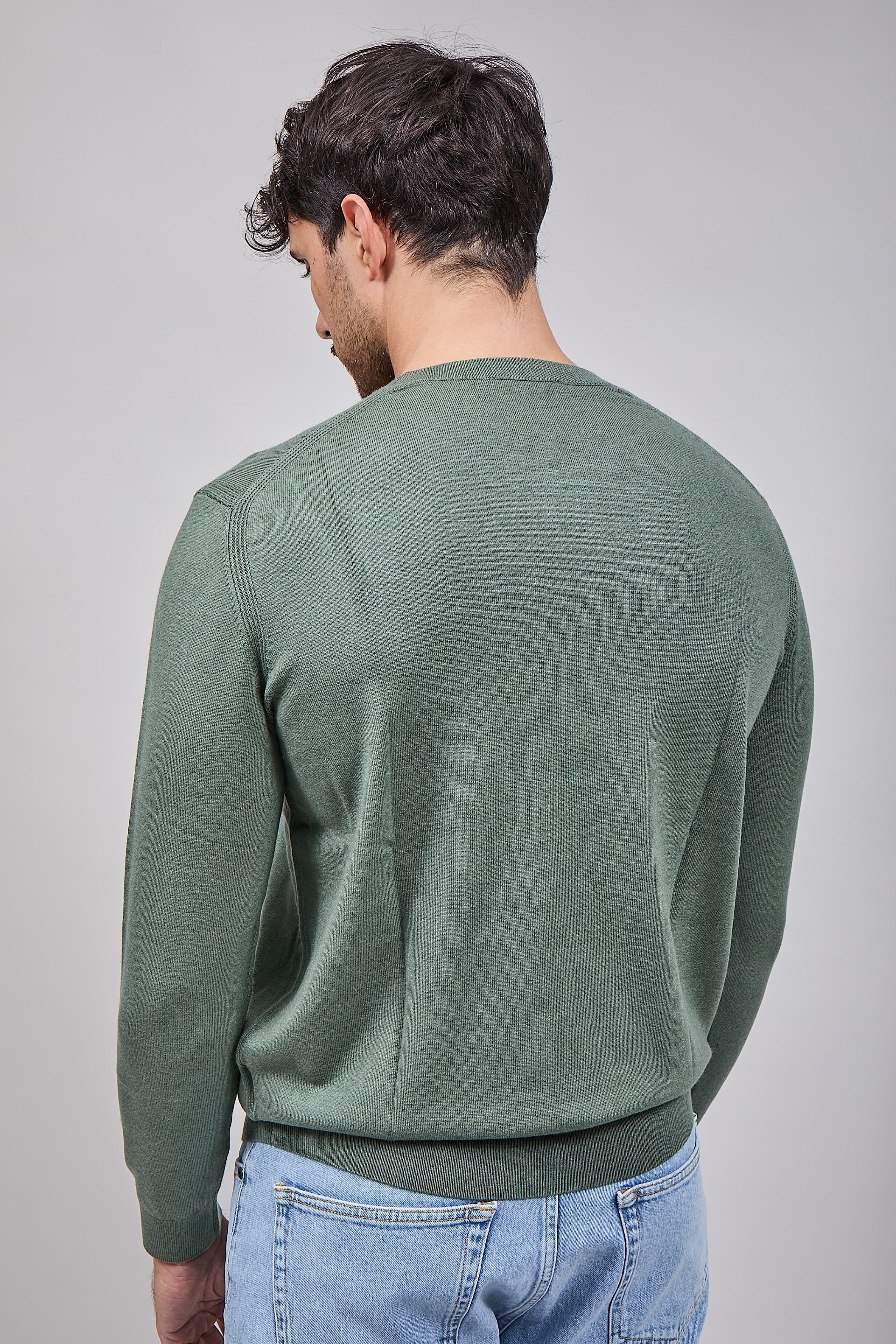 Maglioncino Diktat Cashmere Salvia 001