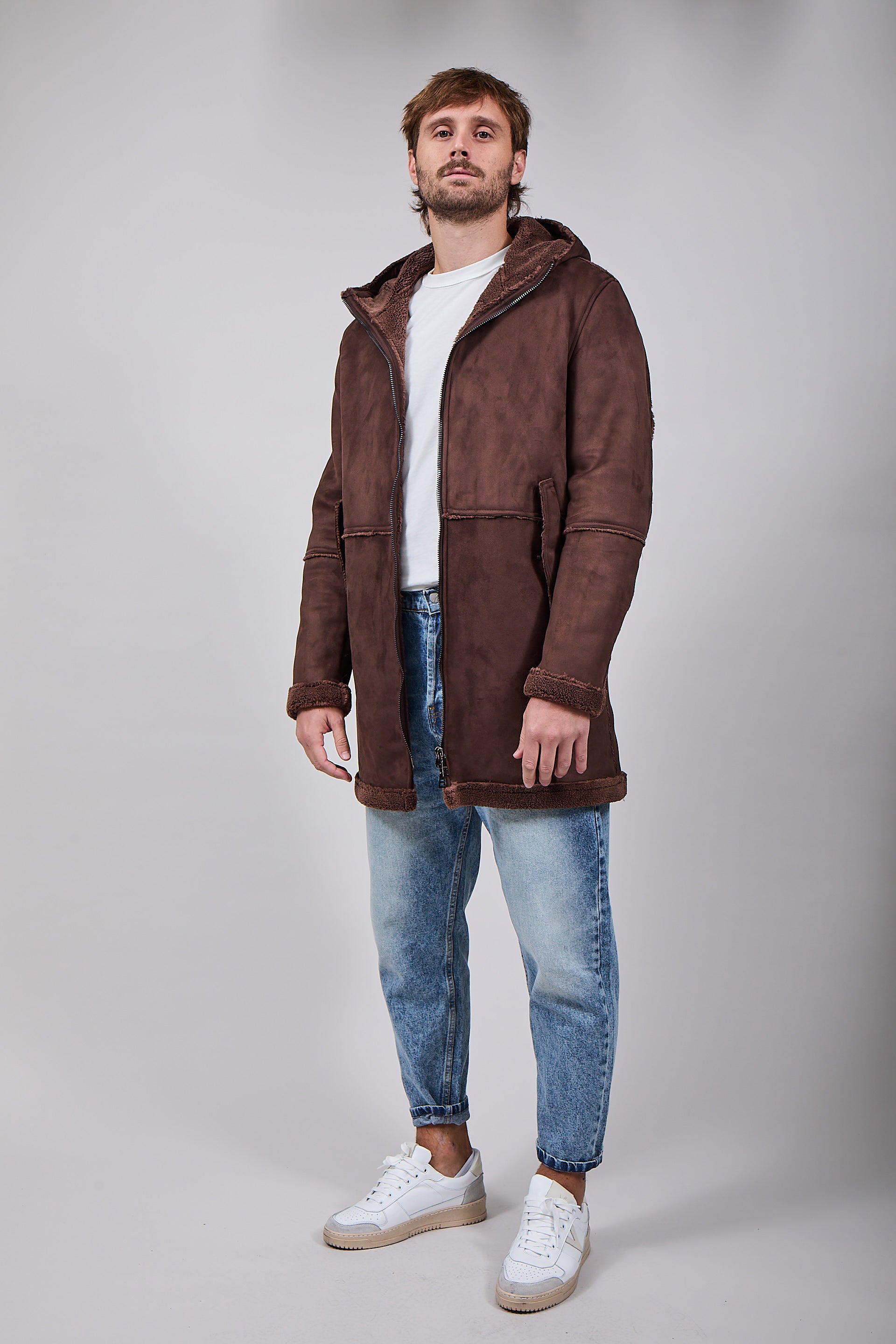 Parka Over-d Eco Montone Moro J18 (12311478468948)