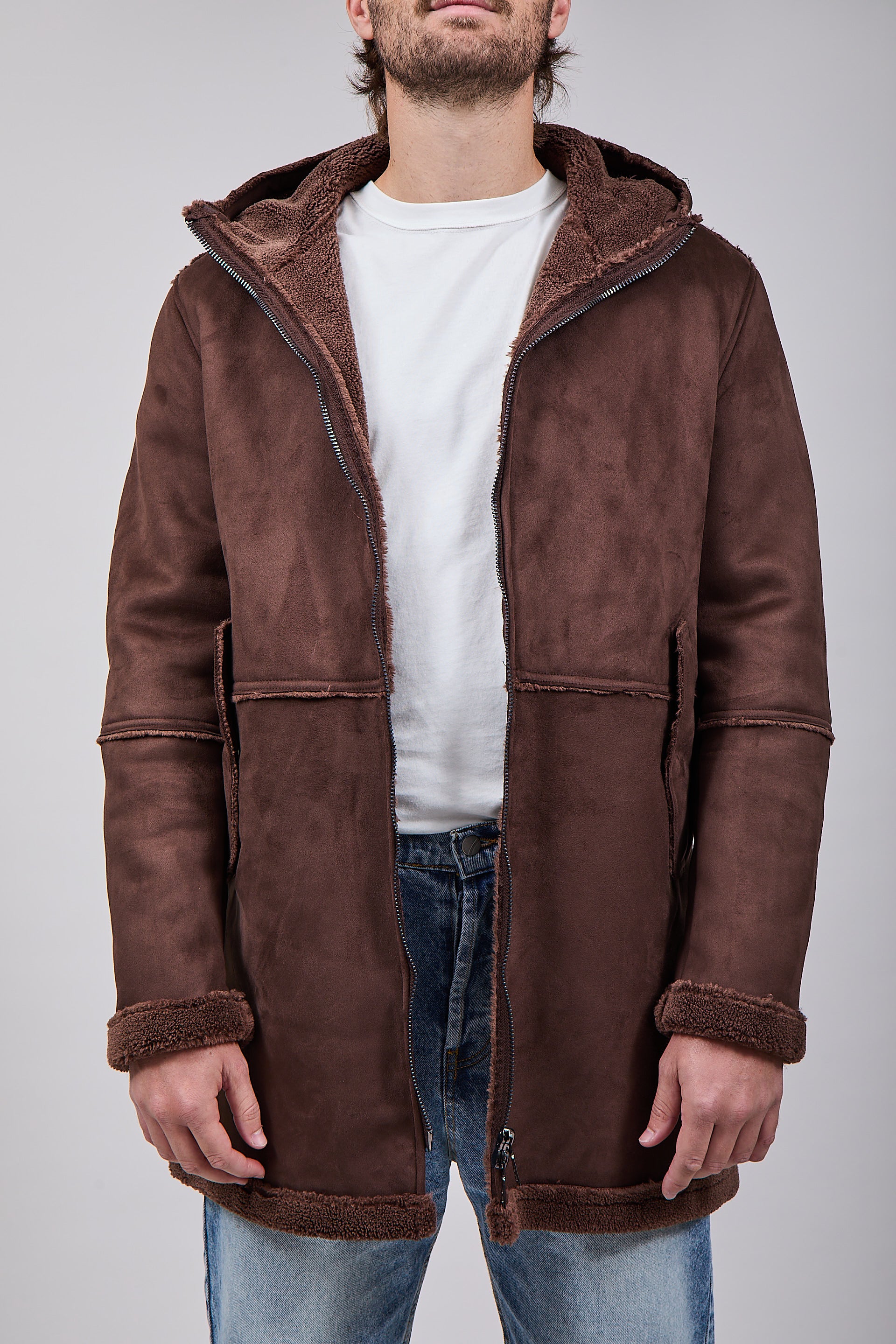 Parka Over-d Eco Montone Moro J18 (12311478468948)