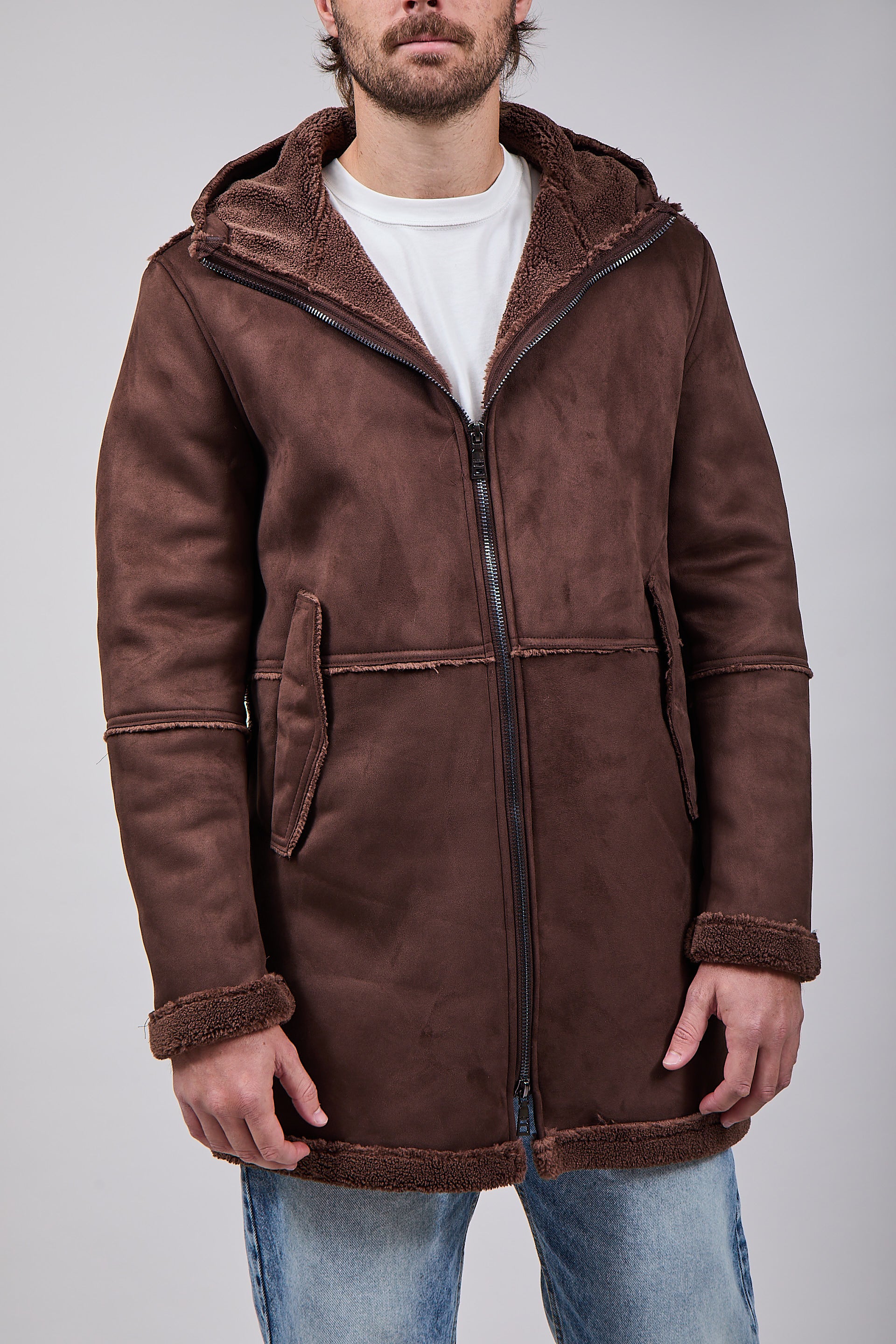 Parka Over-d Eco Montone Moro J18 (12311478468948)