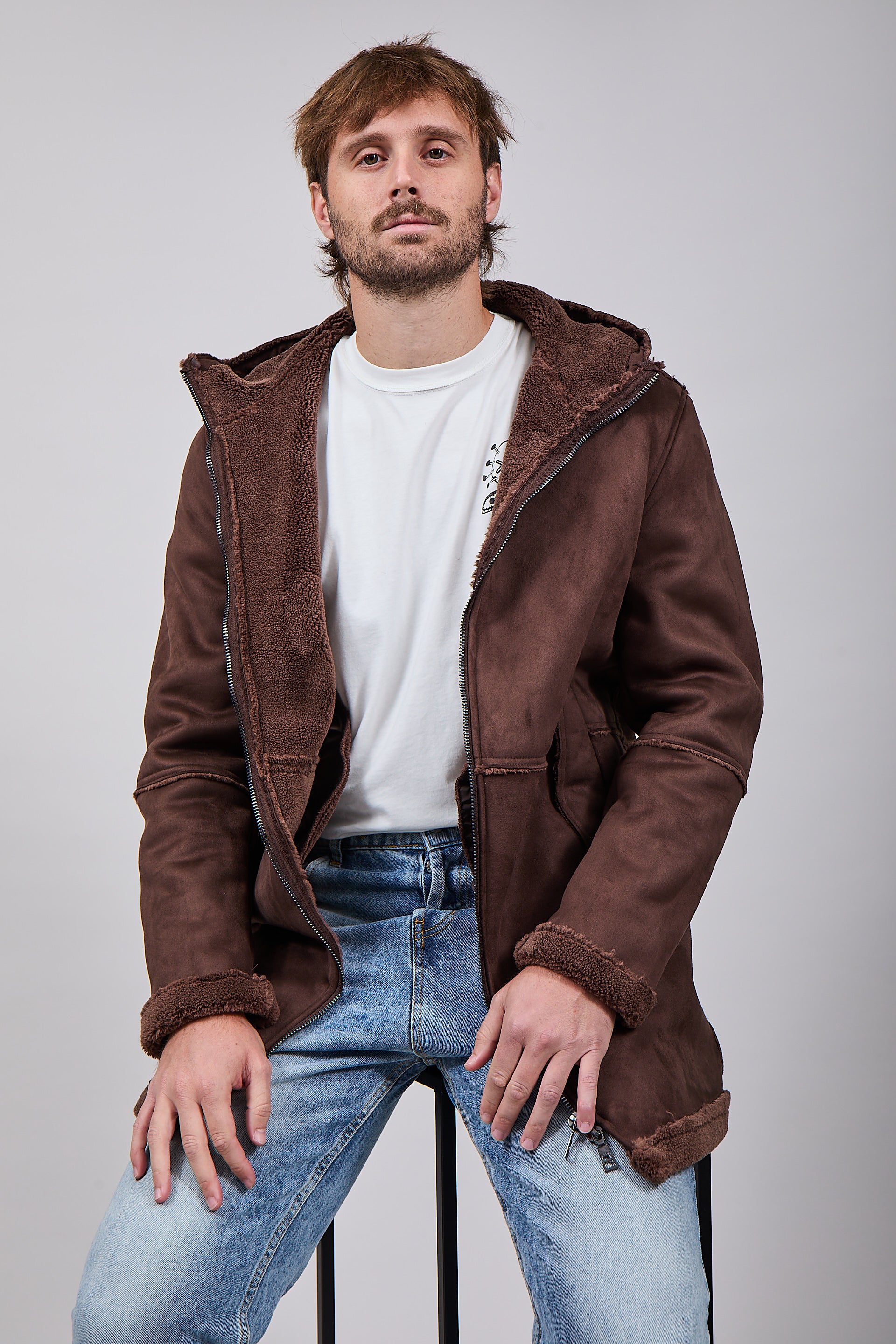 Parka Over-d Eco Montone Moro J18 (12311478468948)