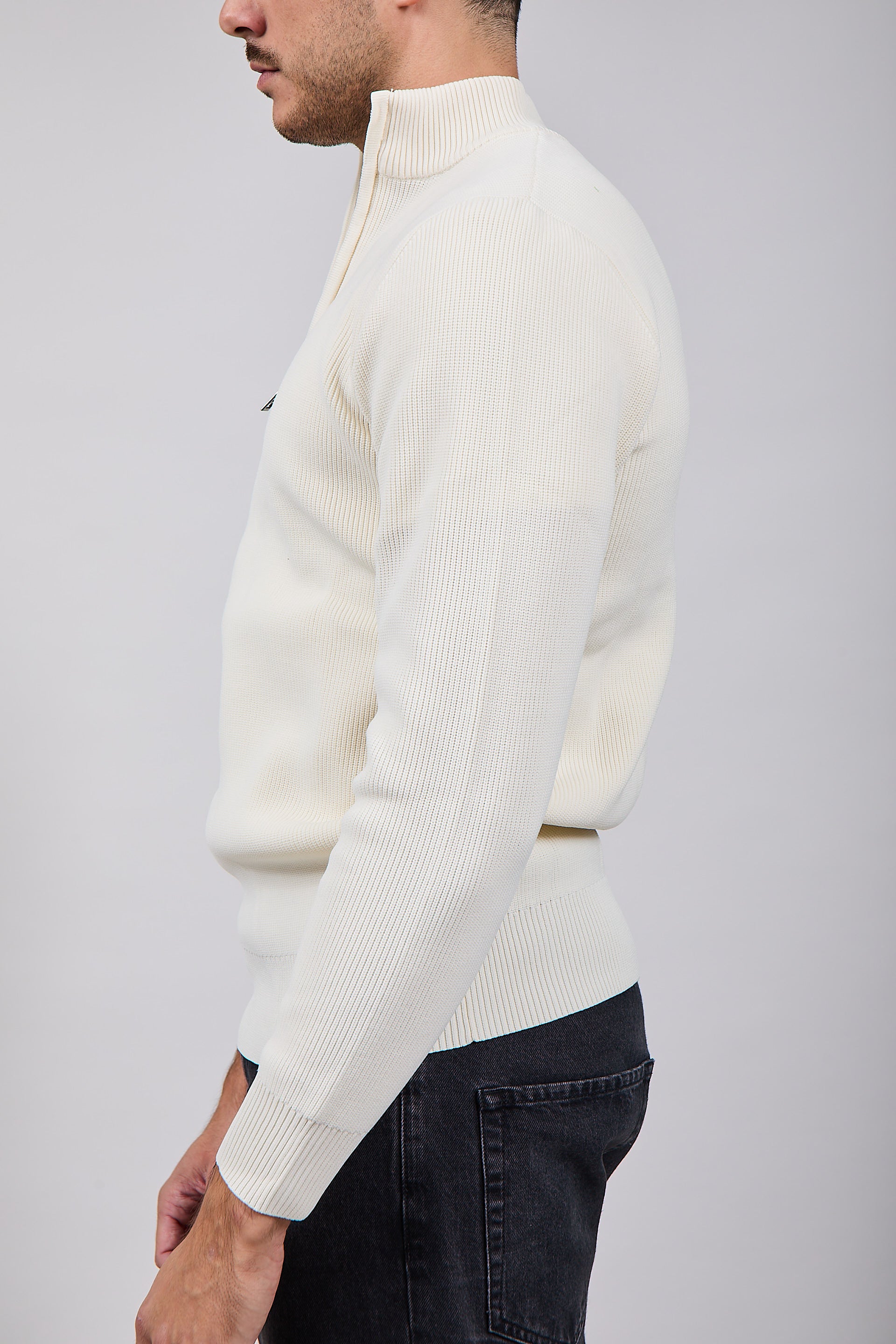 Lupetto Over-d Zip Panna M90 (12311492264276)