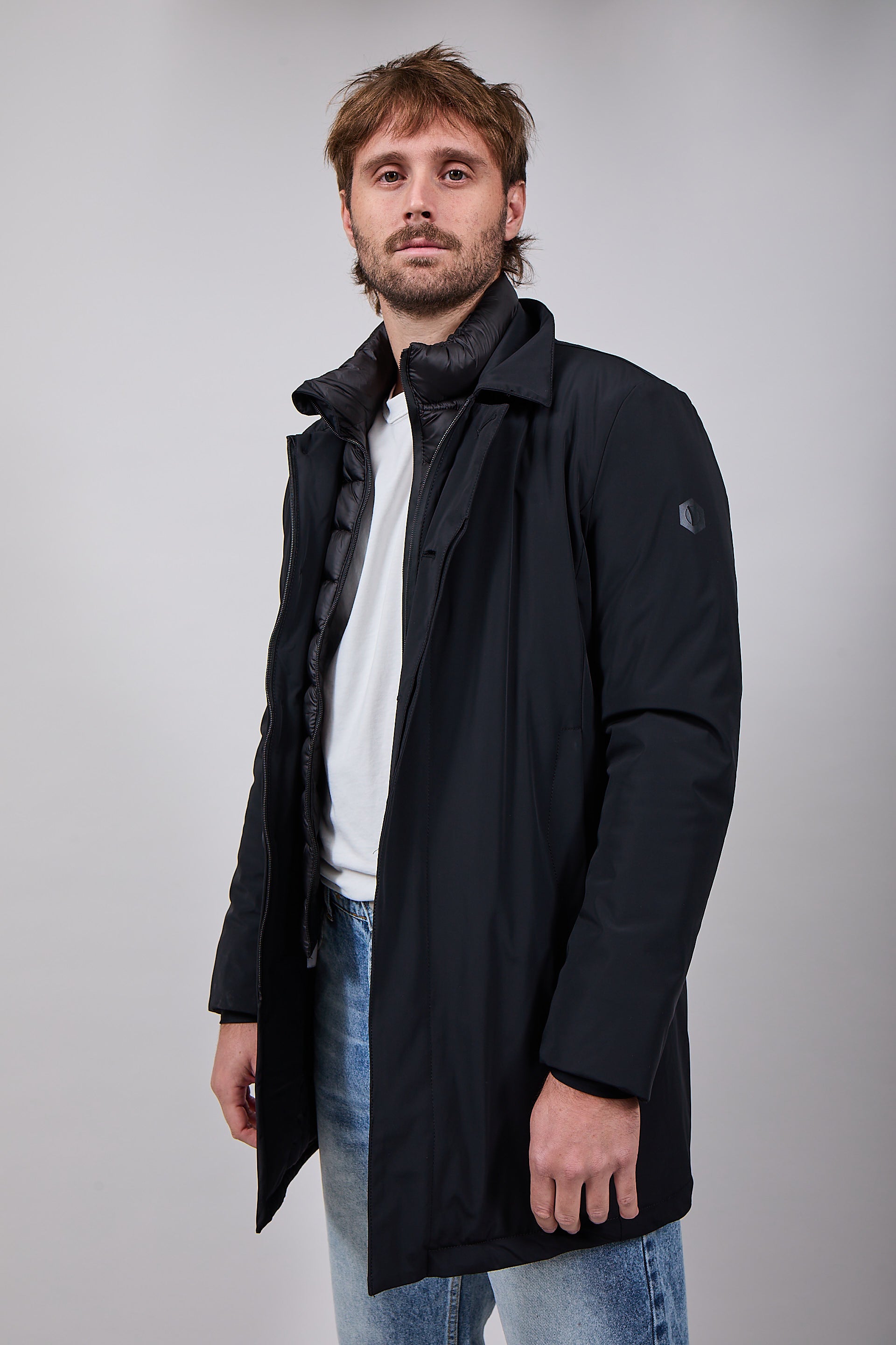 Trench Over-D J06 Nero (12311345561940)
