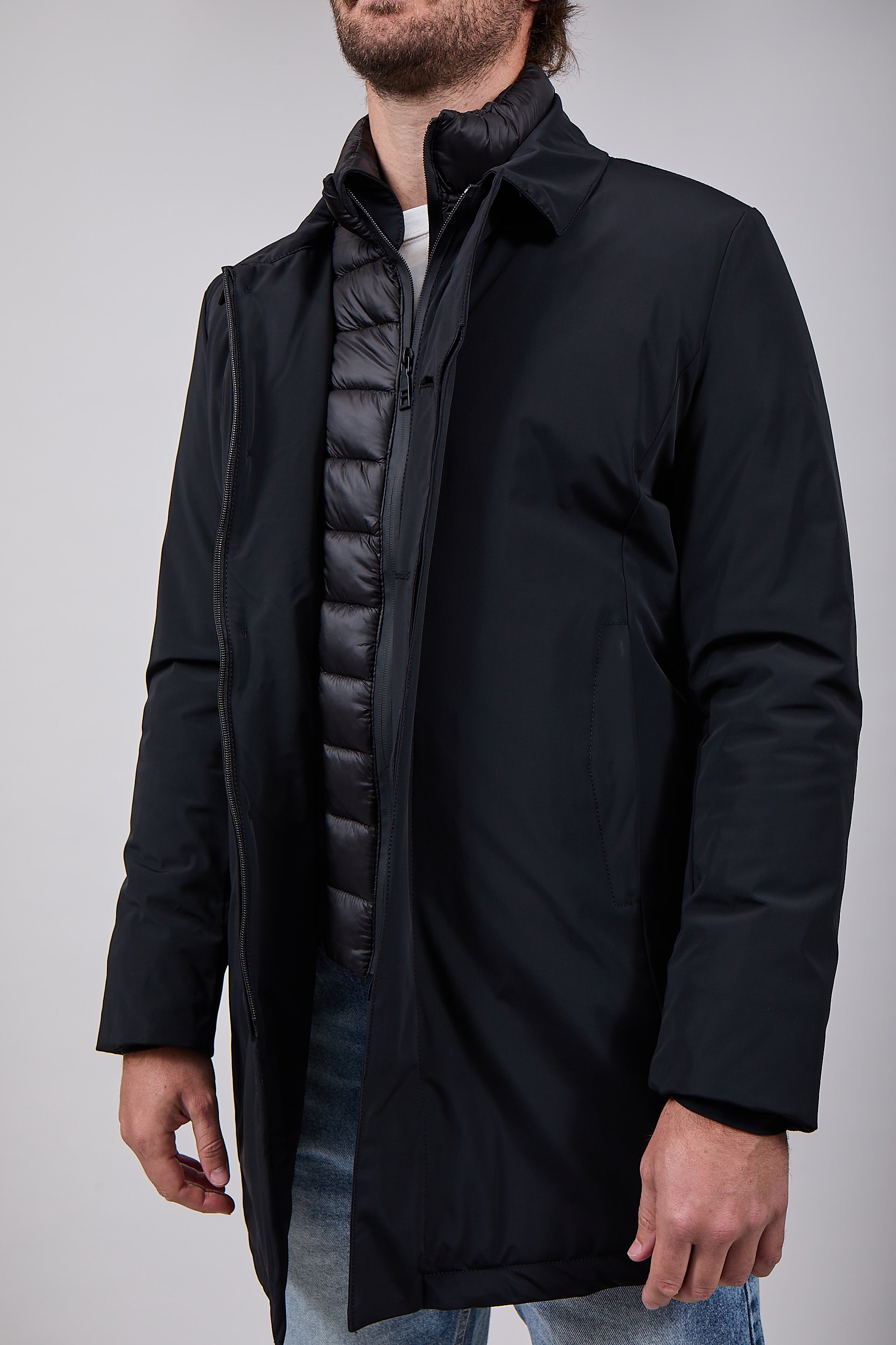 Trench Over-D J06 Nero (12311345561940)