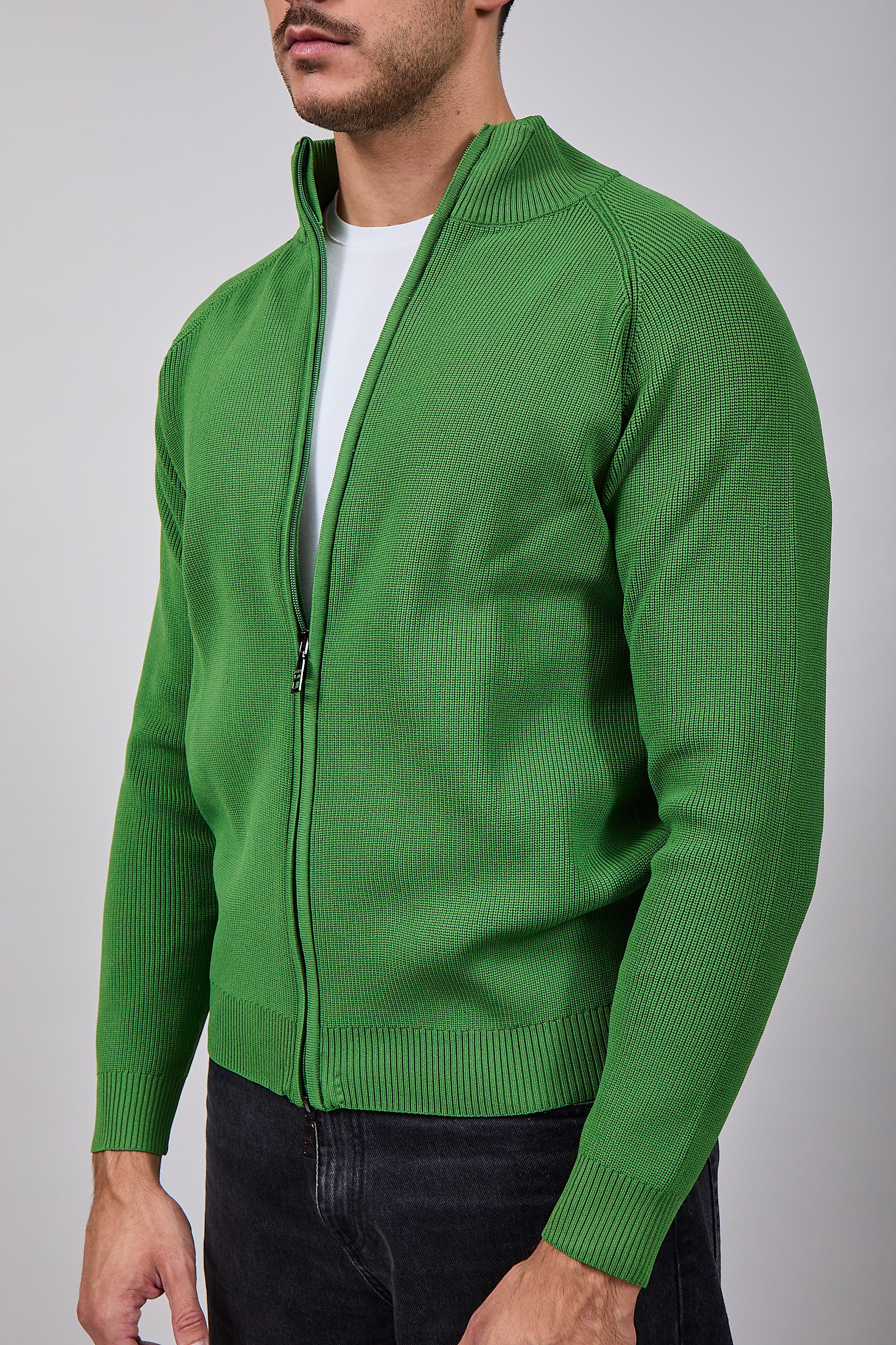 Cardigan Over-d Costa Inglese Oliva M88 (12311486366036)