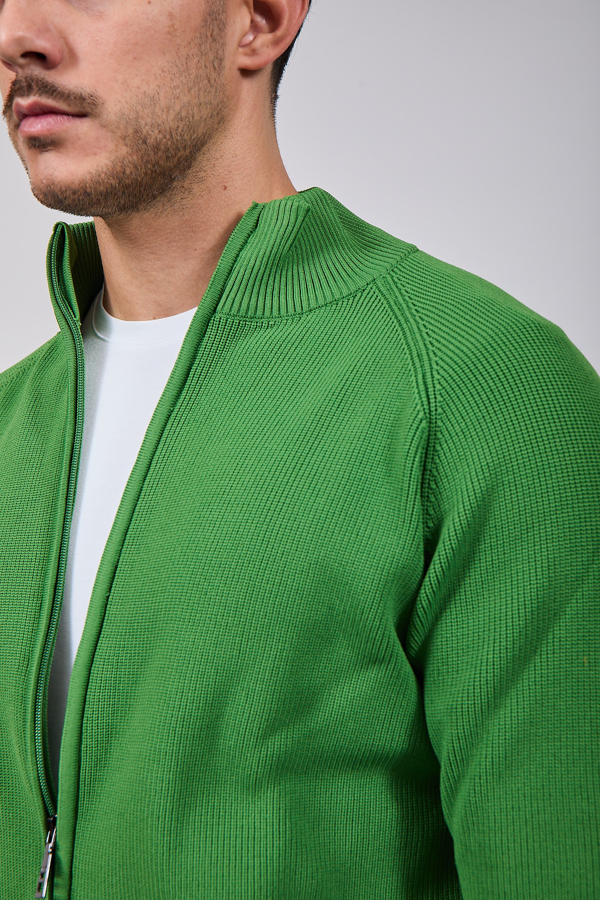Cardigan Over-d Costa Inglese Oliva M88 (12311486366036)