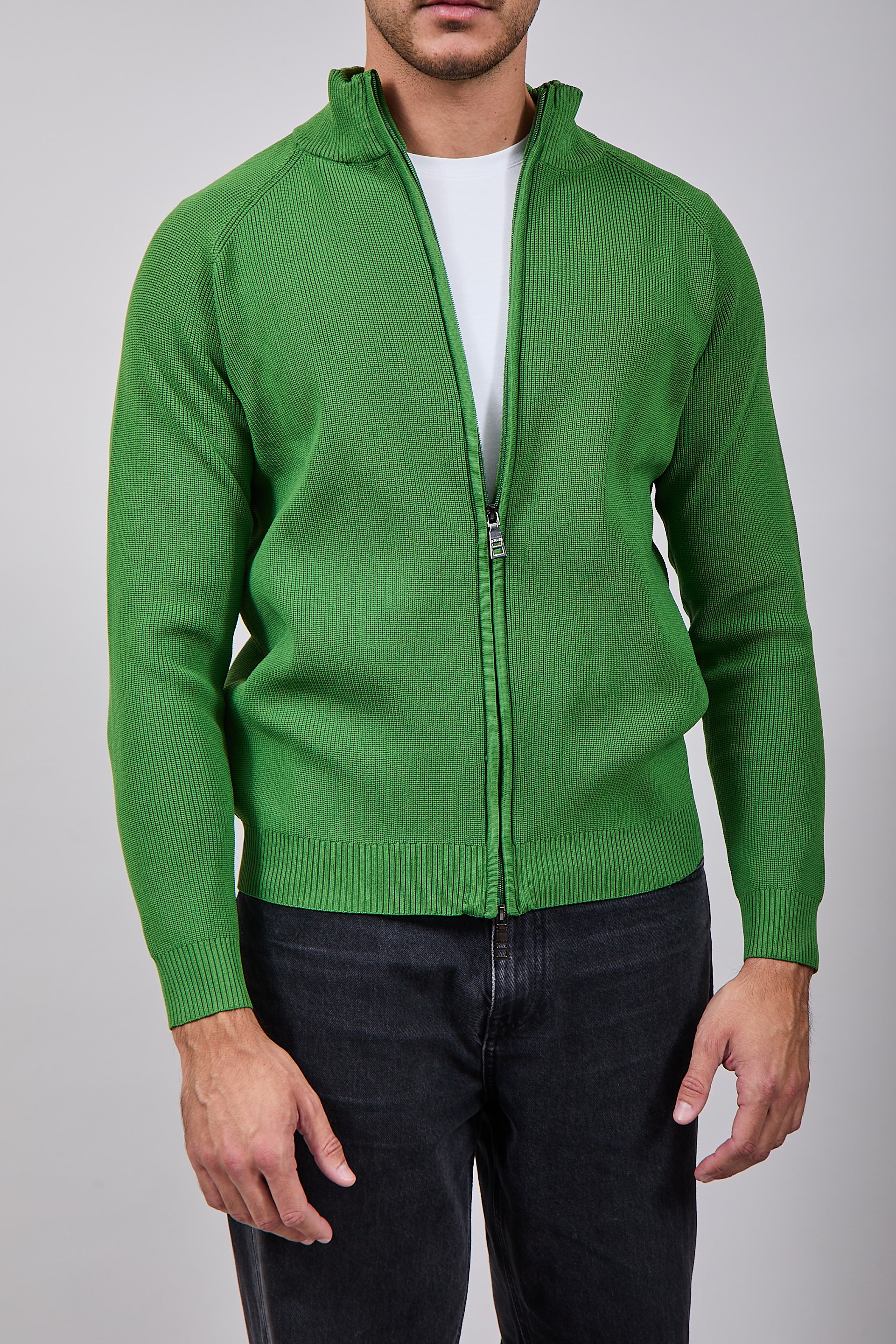 Cardigan Over-d Costa Inglese Oliva M88 (12311486366036)