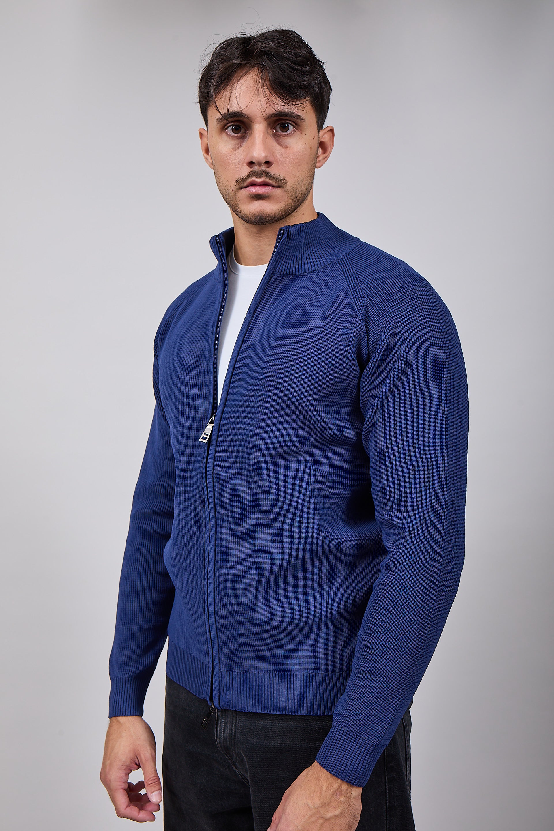 Cardigan Over-d Costa Inglese Blu M88 (12311487021396)