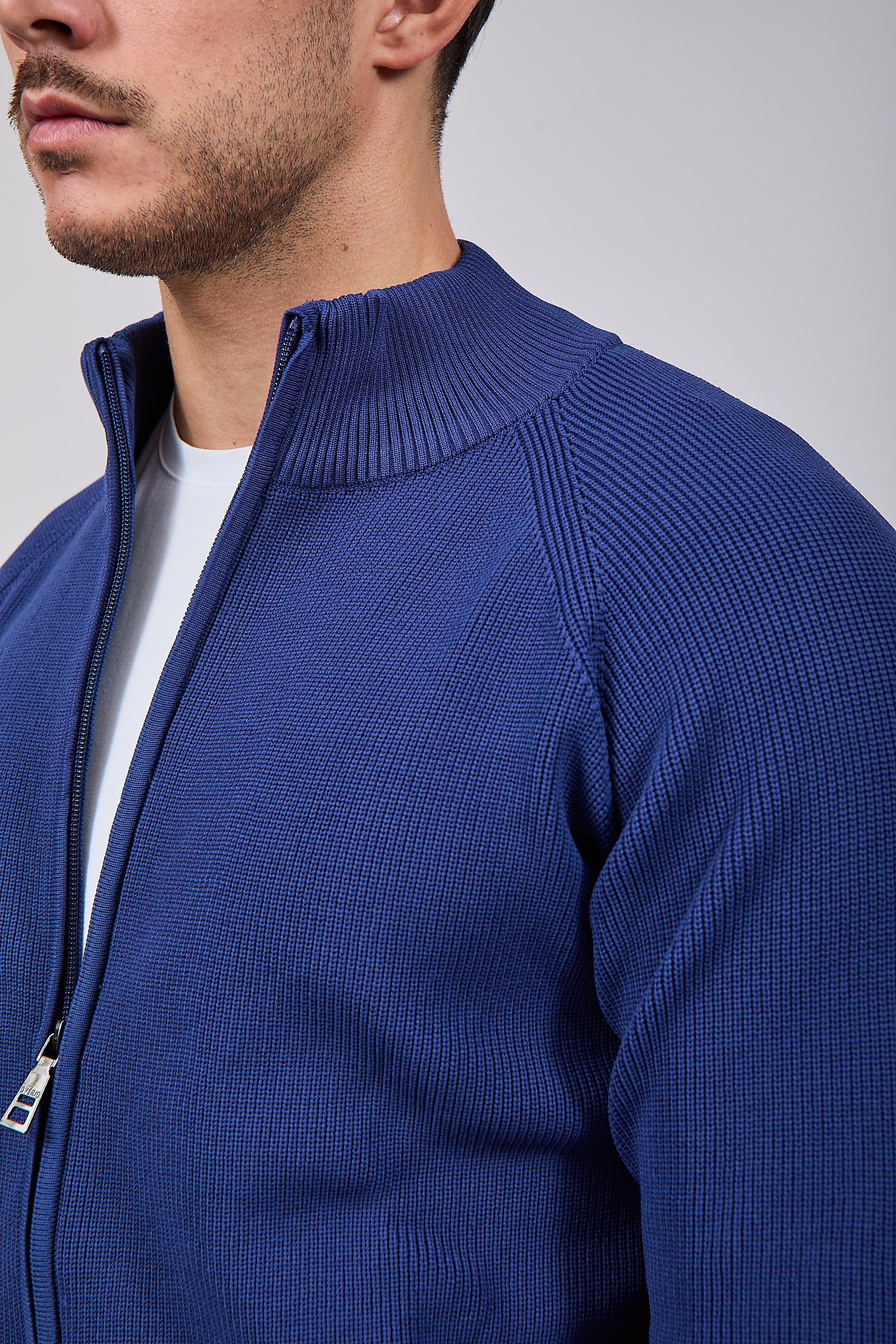 Cardigan Over-d Costa Inglese Blu M88 (12311487021396)
