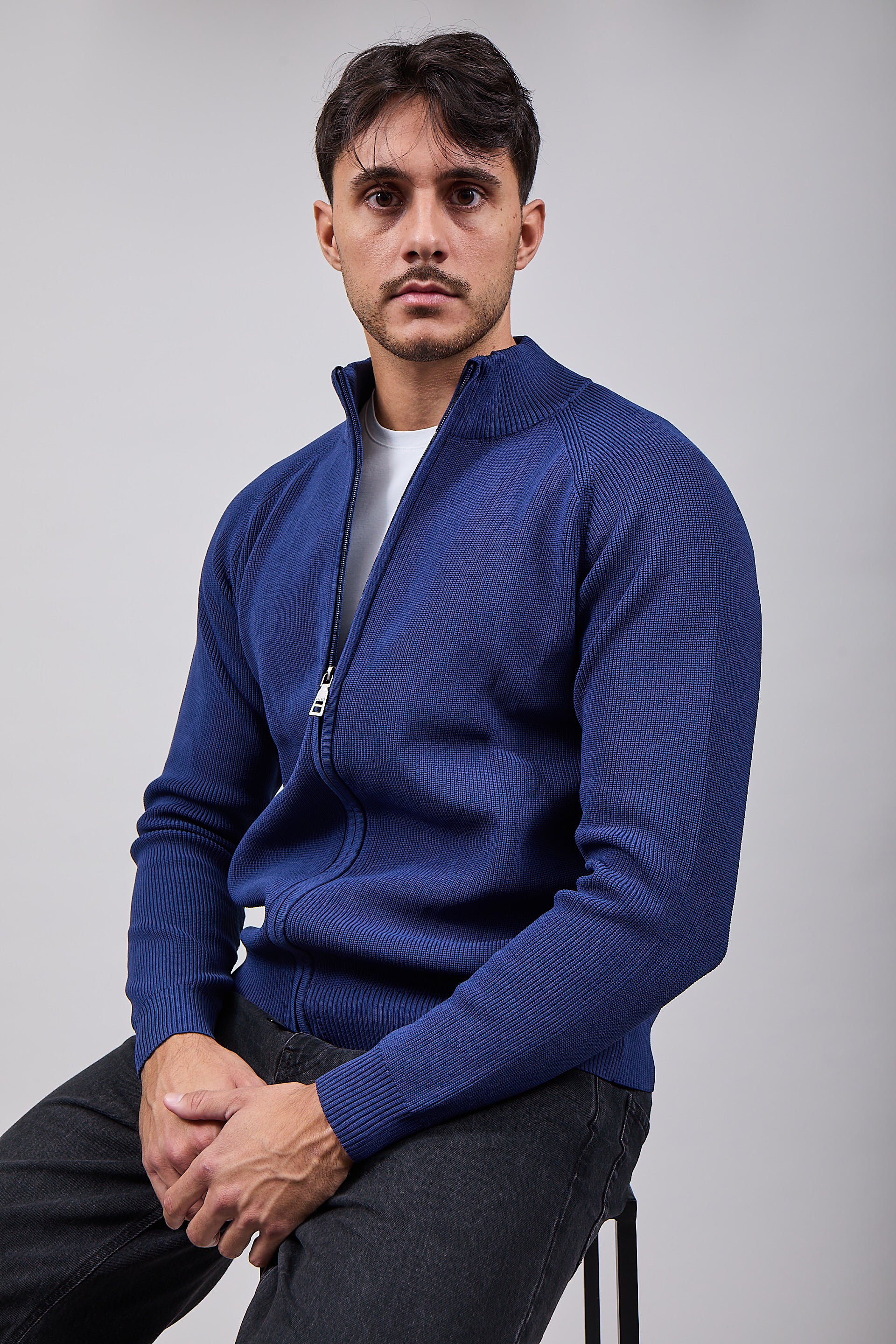 Cardigan Over-d Costa Inglese Blu M88 (12311487021396)