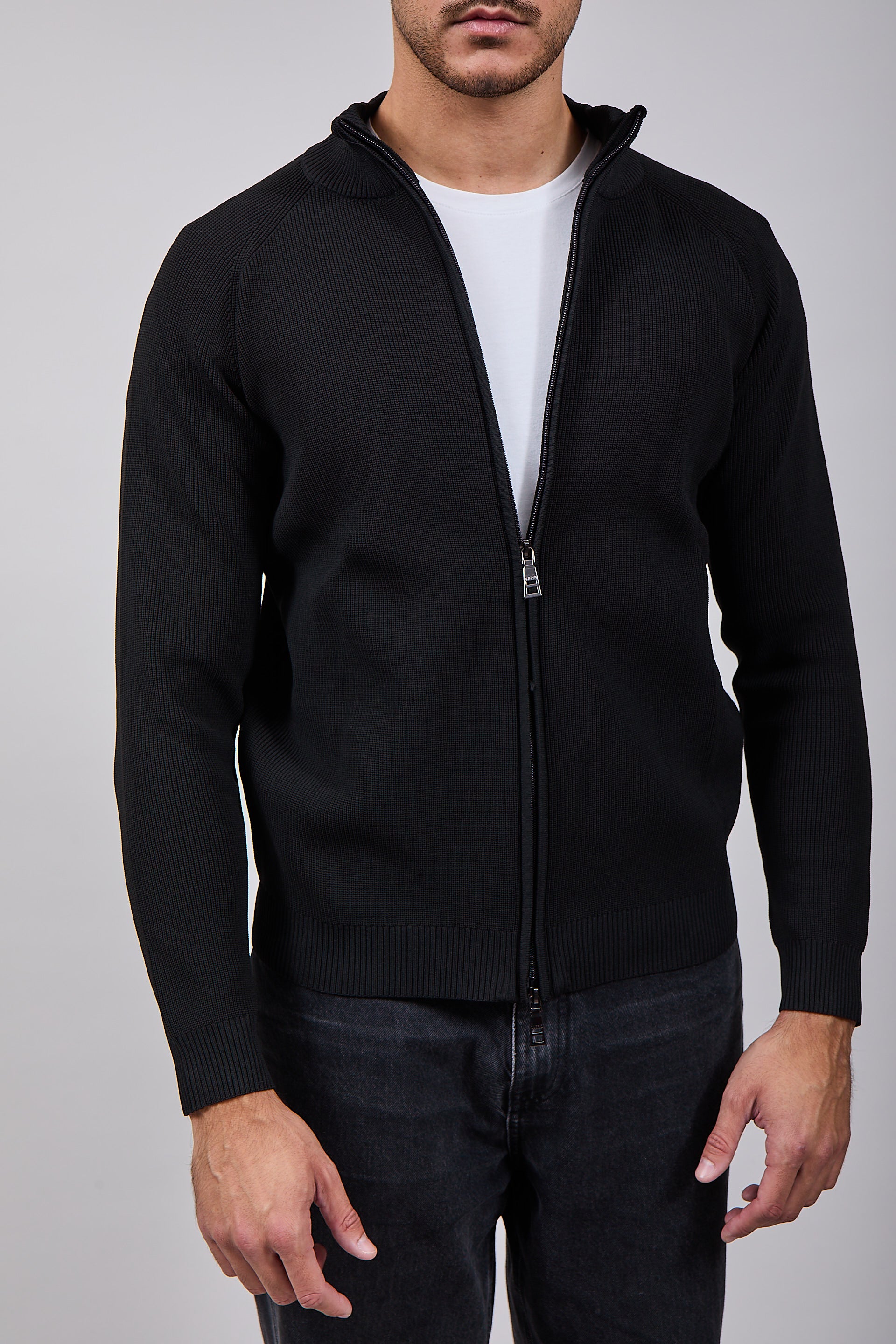 Cardigan Over-d Costa Inglese Nero M88 (12311486595412)
