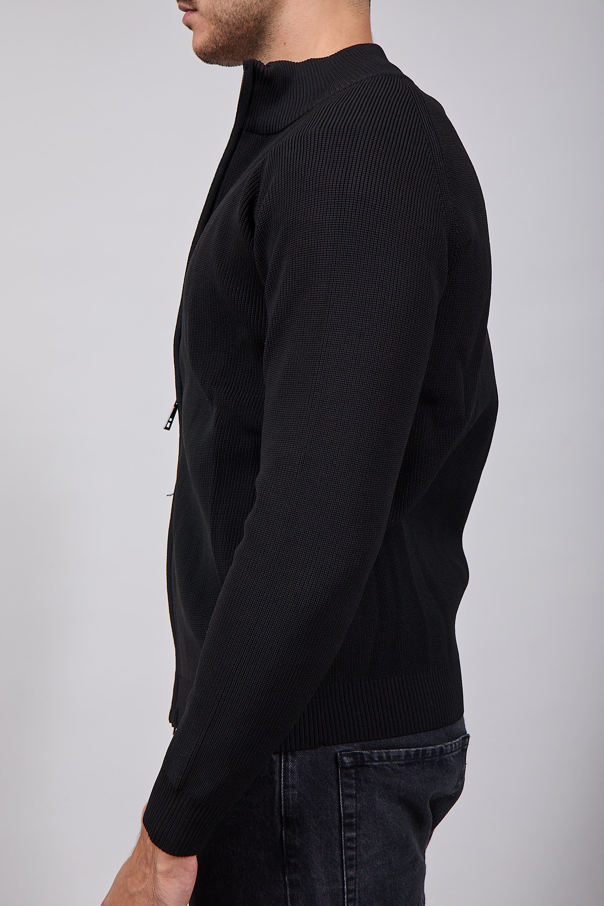 Cardigan Over-d Costa Inglese Nero M88 (12311486595412)