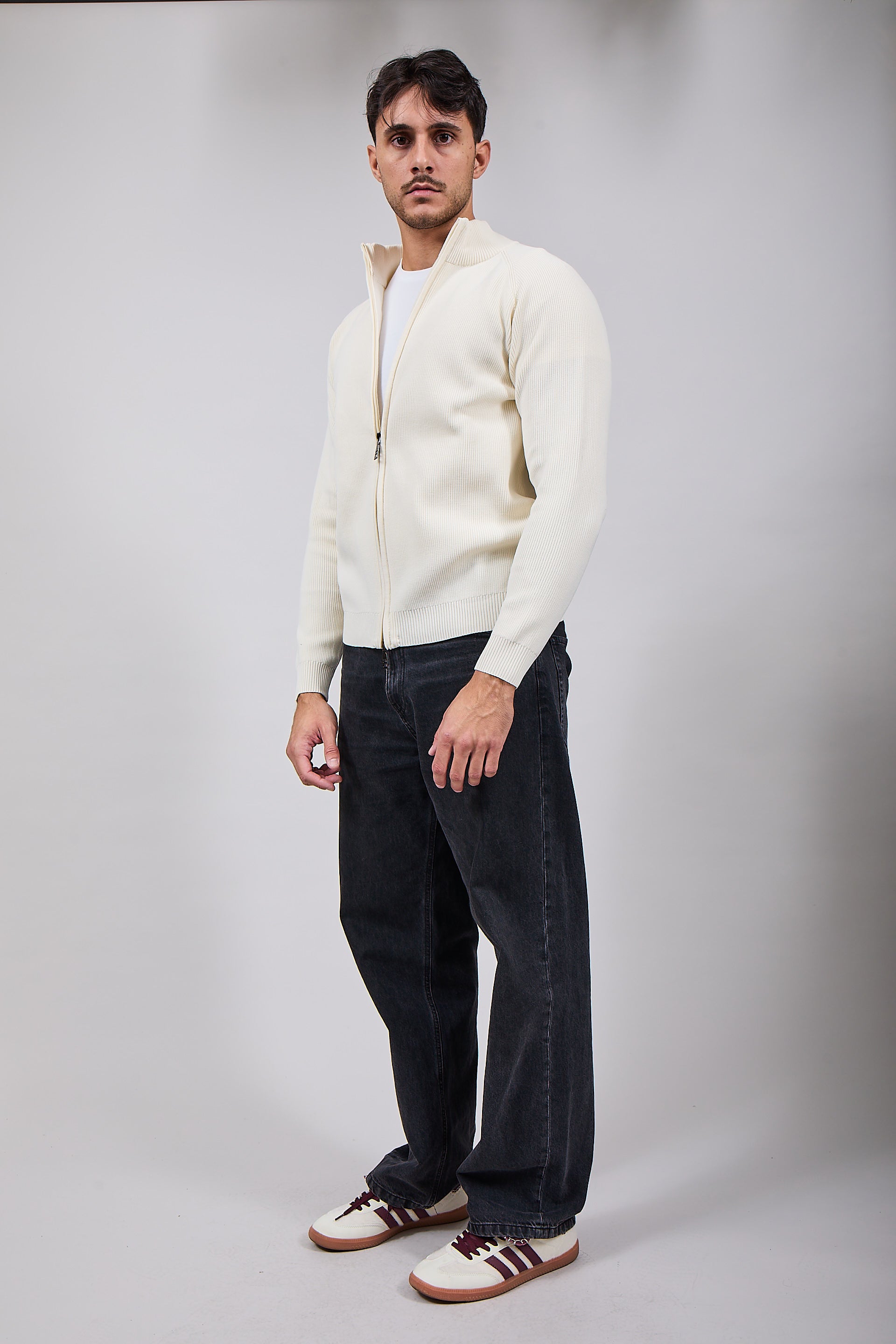 Cardigan Over-d Costa Inglese Panna M88 (12311479058772)