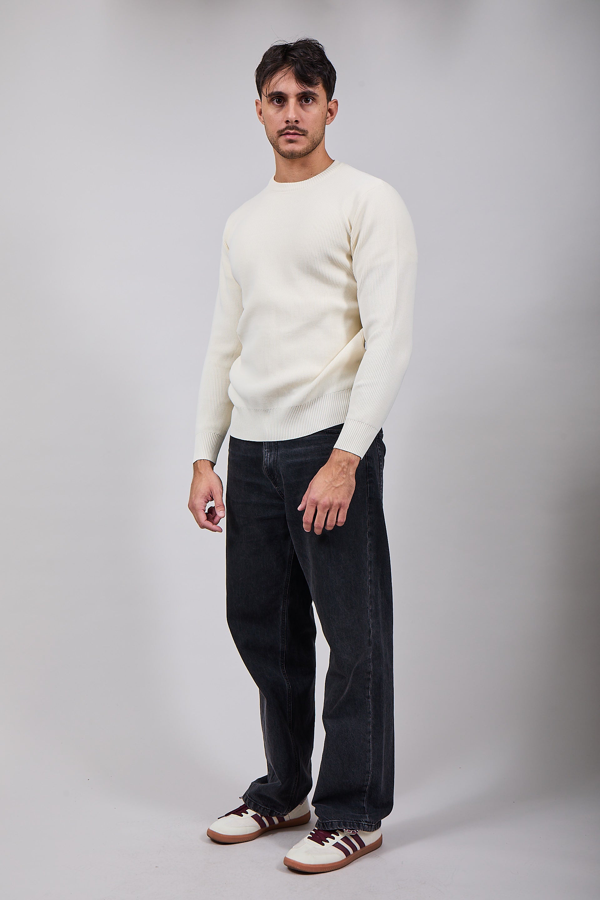 Girocollo Over-d Costa Inglese Panna M87 (12311496425812)