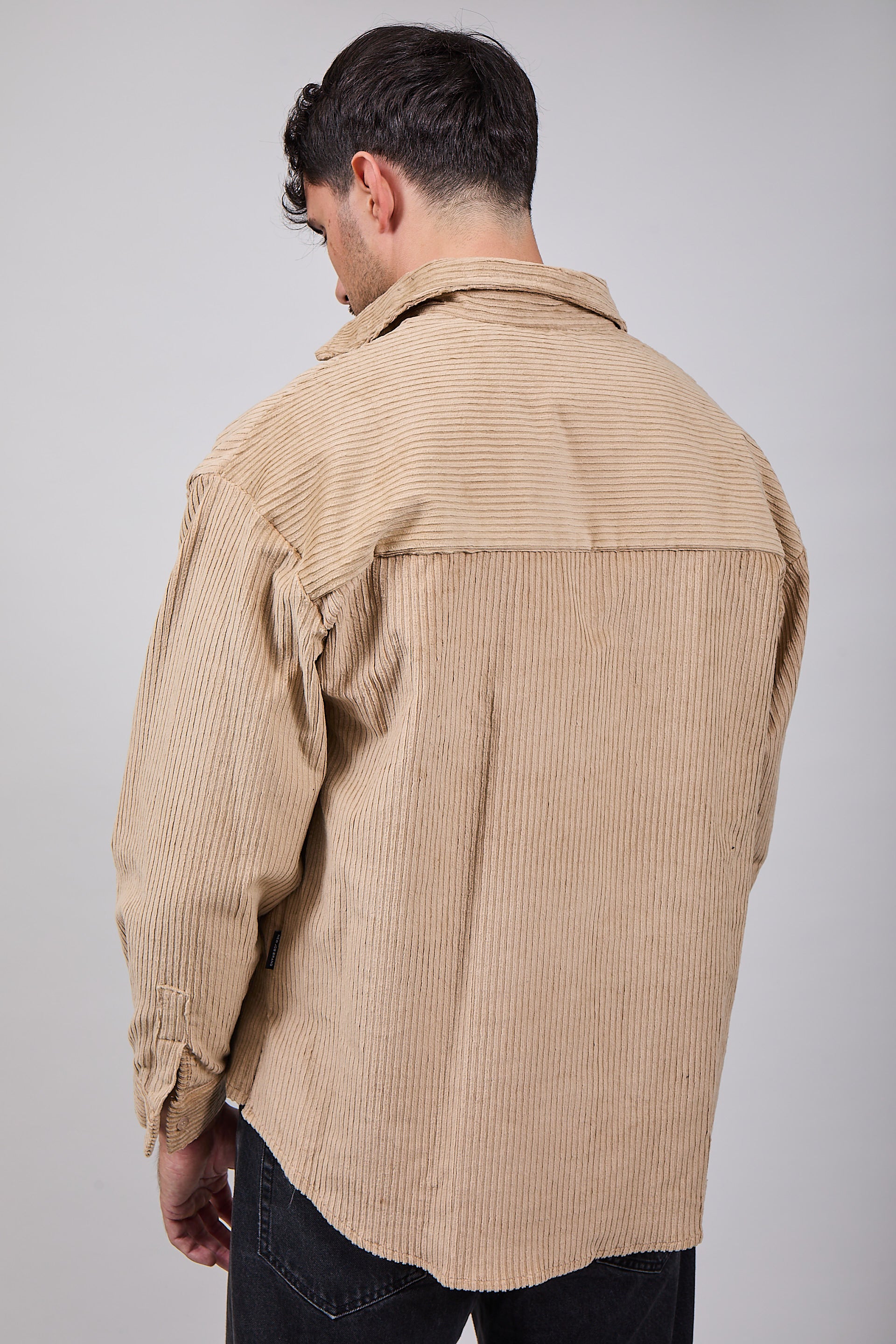 Camicia NJB Velluto Cropped Cammello (12319168790868)