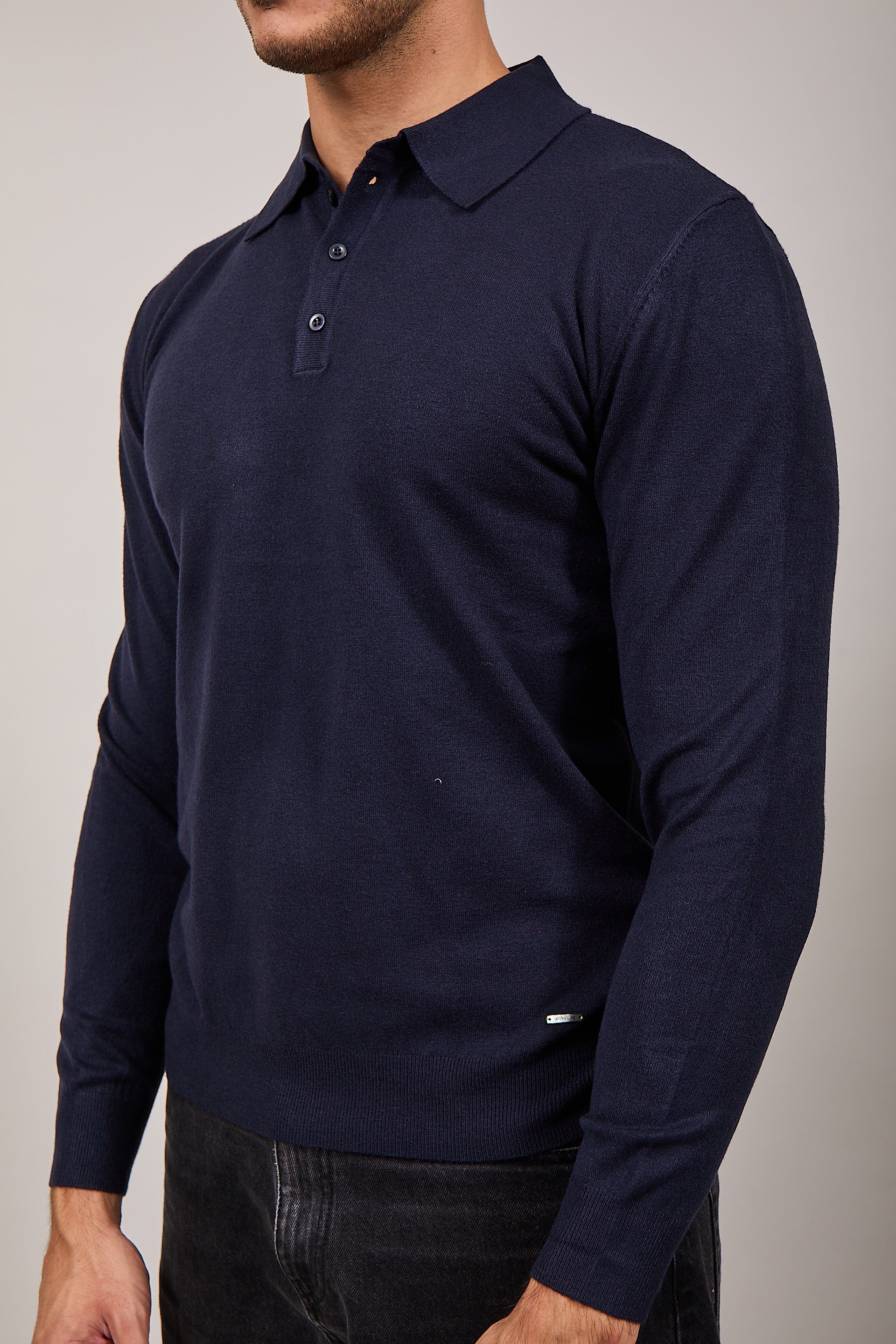 Maglioncino Polo Gianni Lupo Navy 508 (12238890402132)