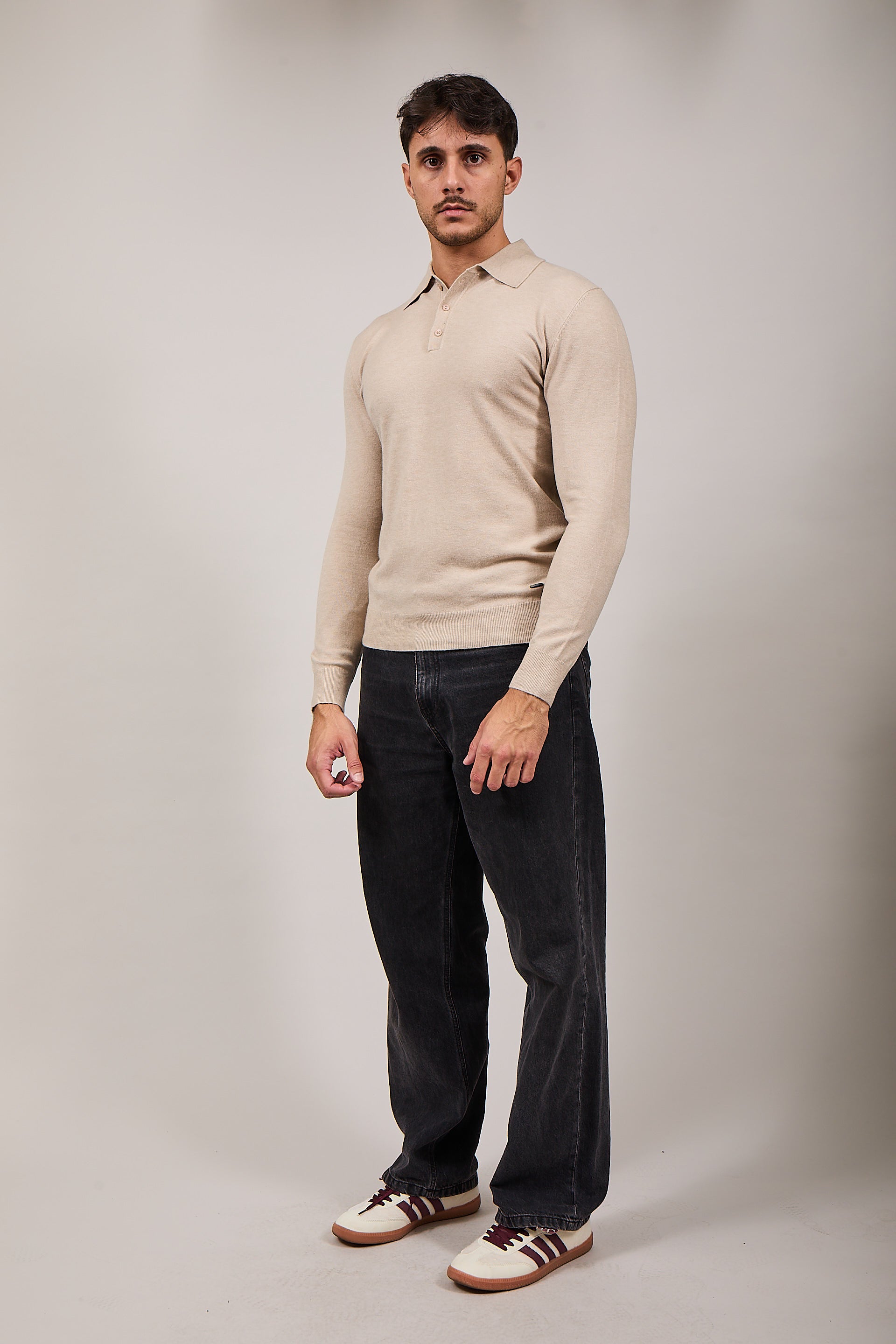 Maglioncino Polo Gianni Lupo Cammello 508 (12238890139988)