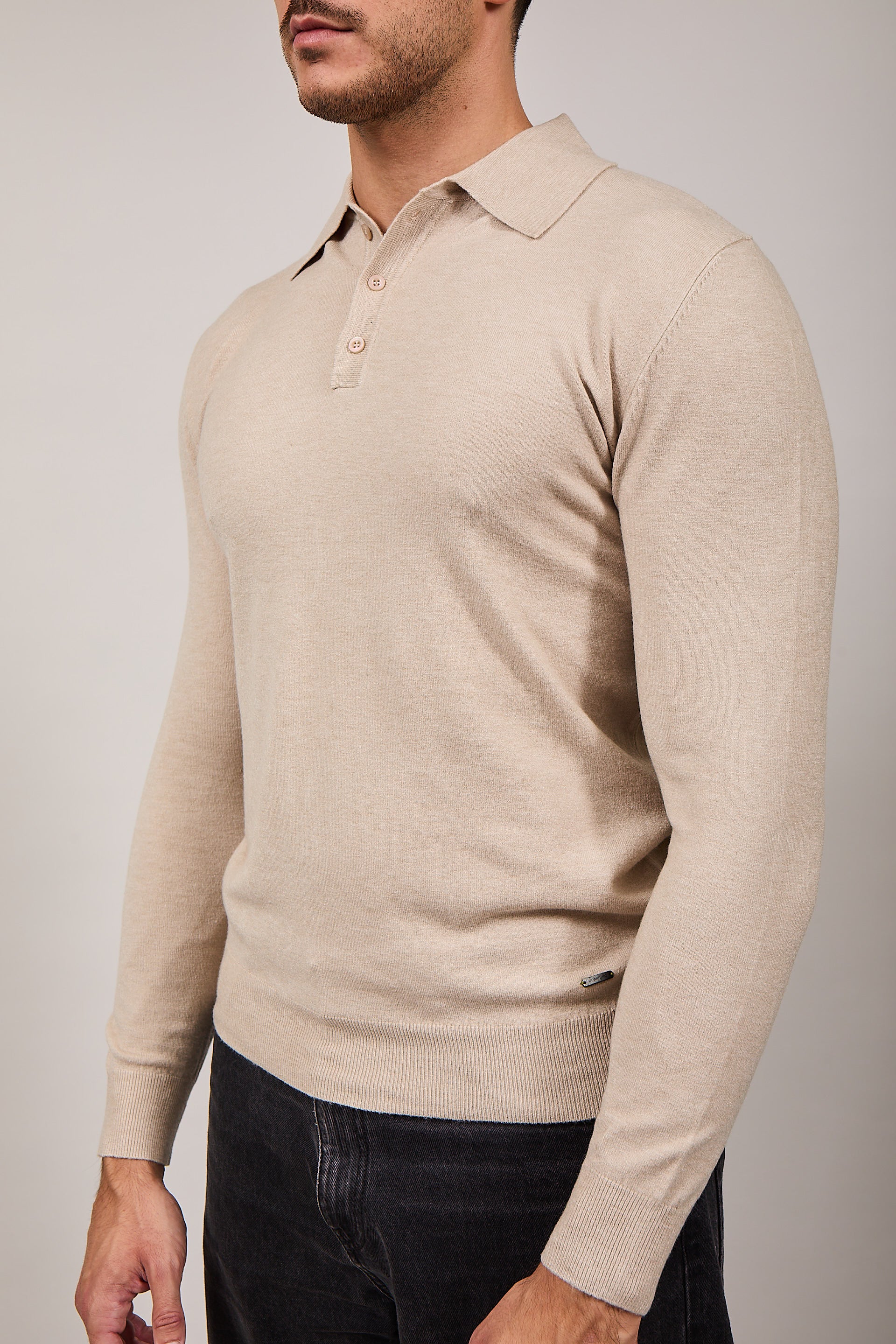 Maglioncino Polo Gianni Lupo Cammello 508 (12238890139988)