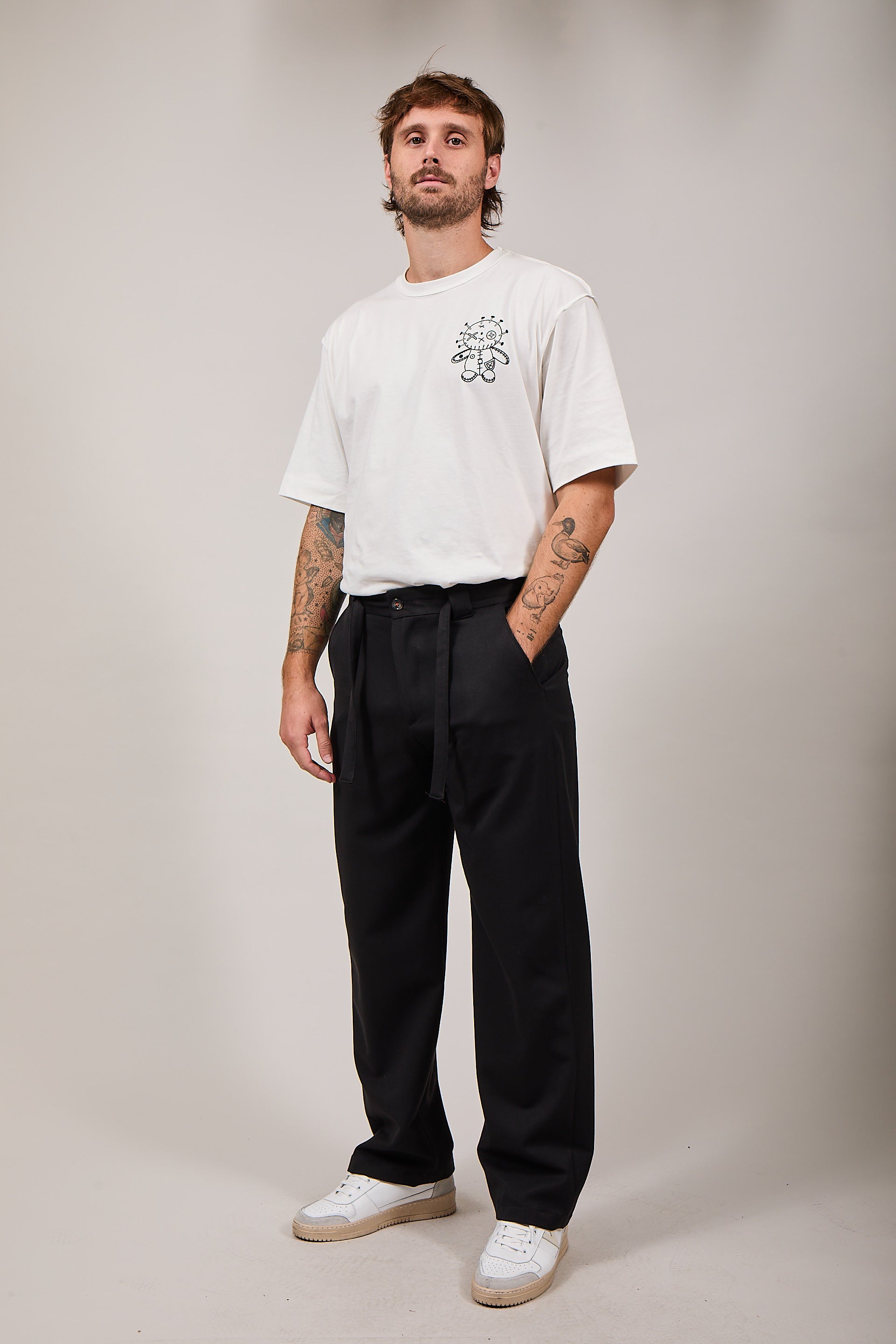 Pantalone Berna Palazzo Nero 129 (12300571902292)