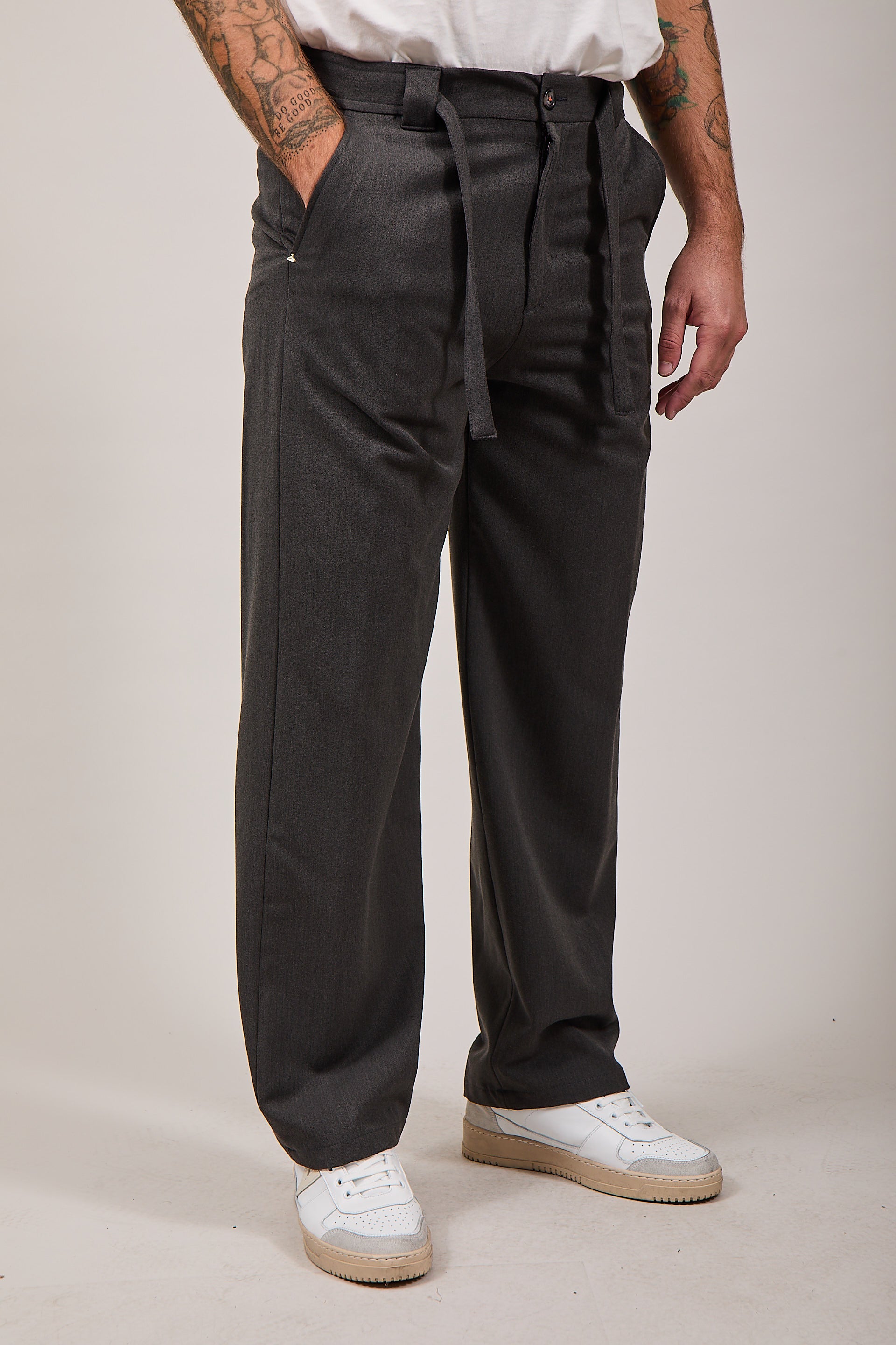 Pantalone Berna Palazzo Antracite 129 (12300449546580)