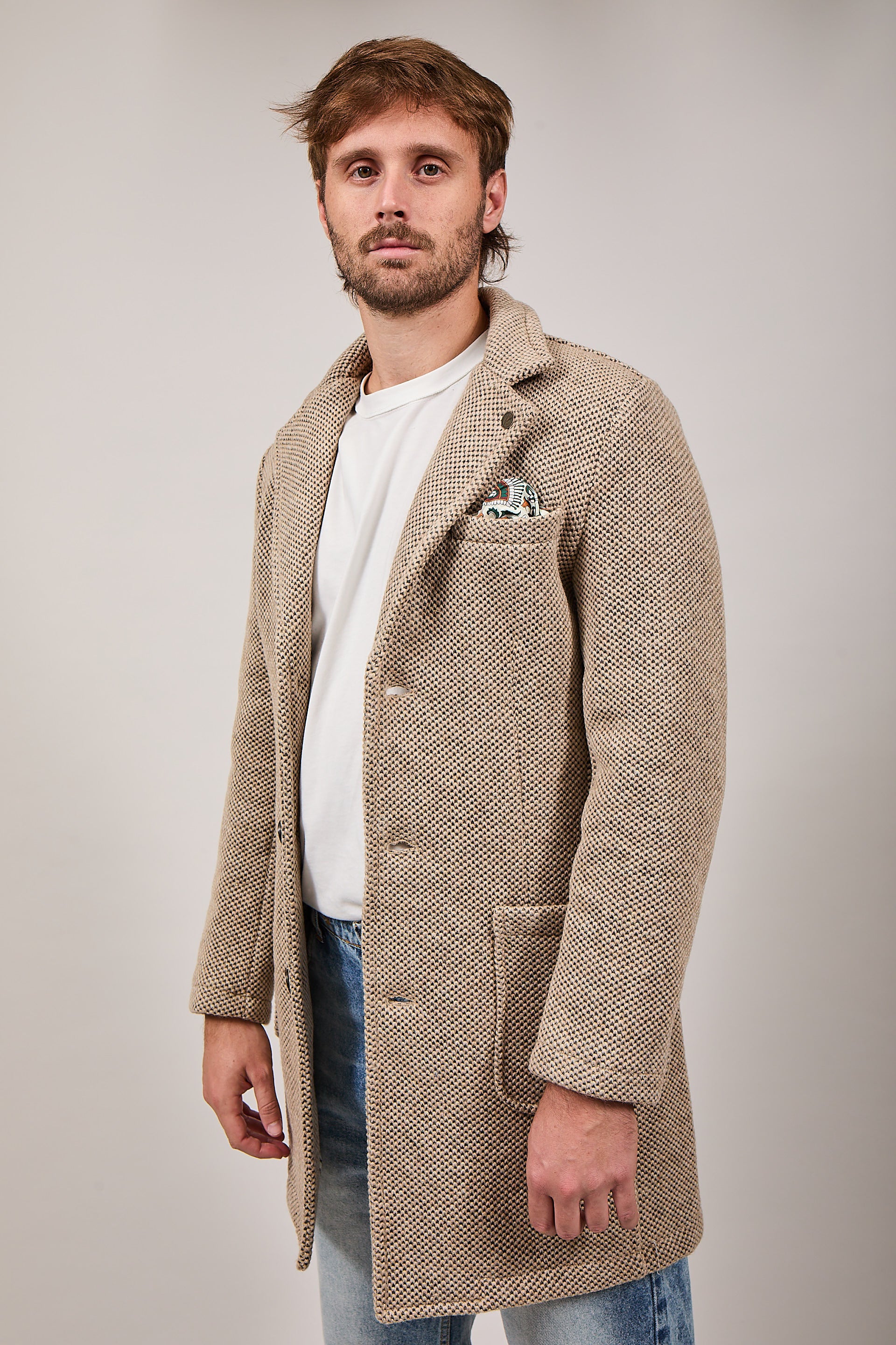 Cappotto V2 Punto di Riso Sabbia (12245096595796)