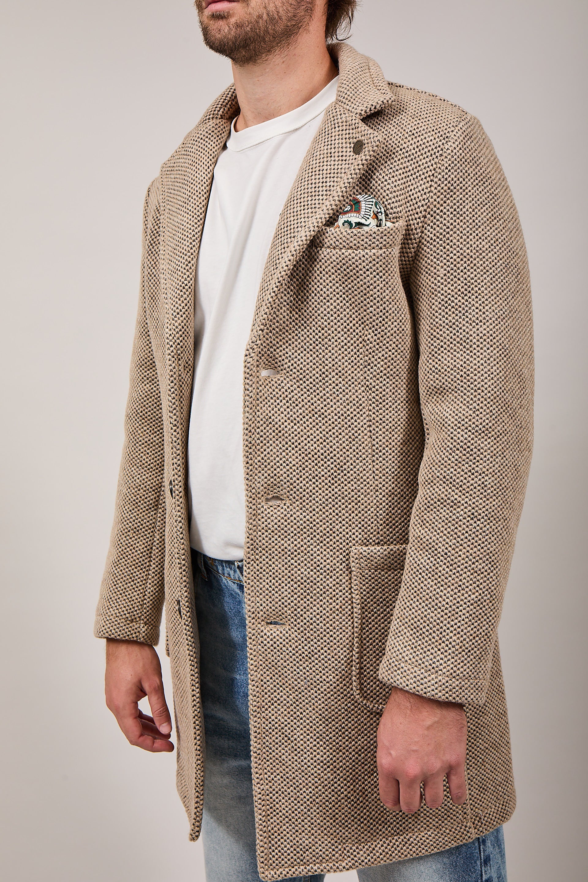 Cappotto V2 Punto di Riso Sabbia (12245096595796)