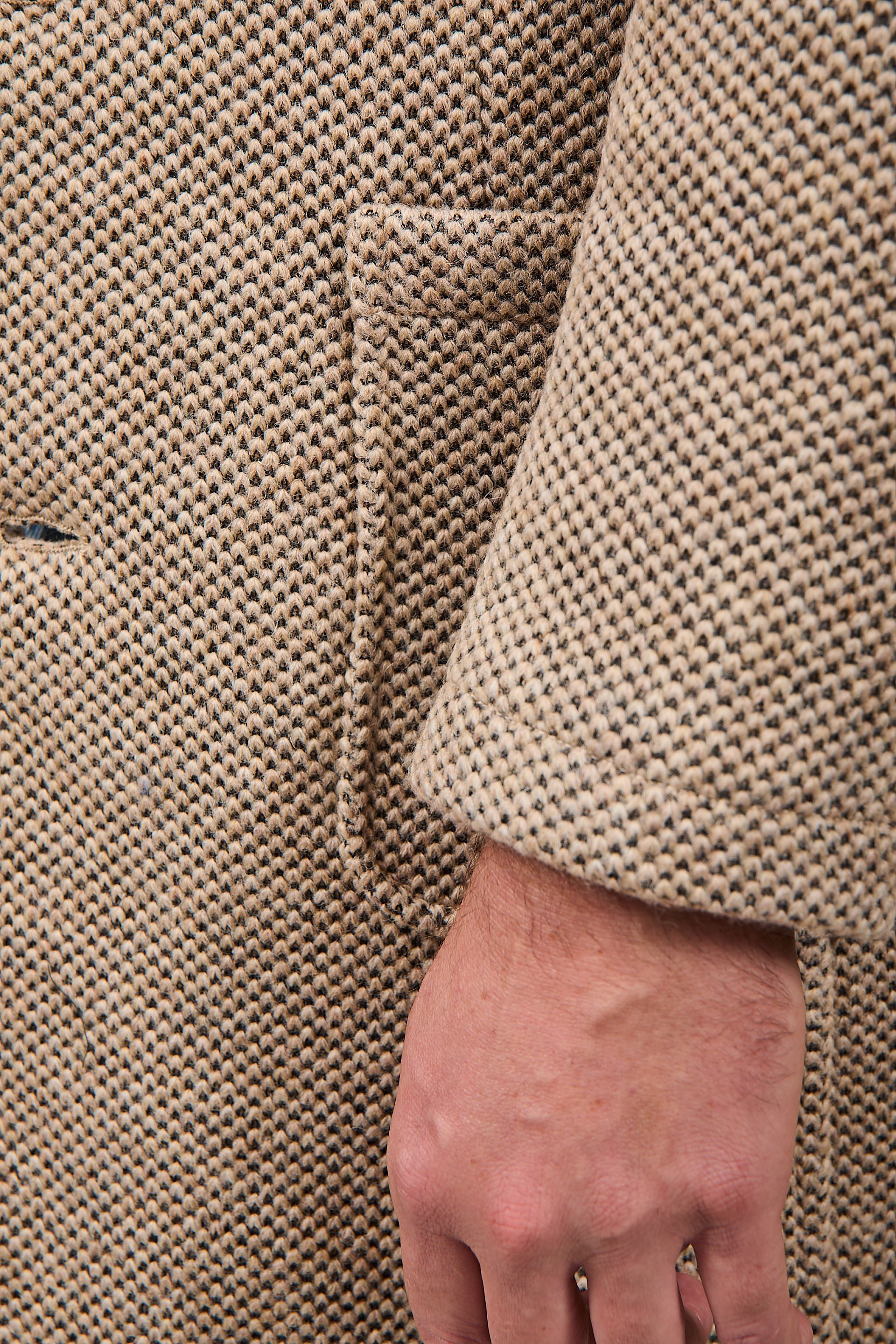 Cappotto V2 Punto di Riso Sabbia (12245096595796)