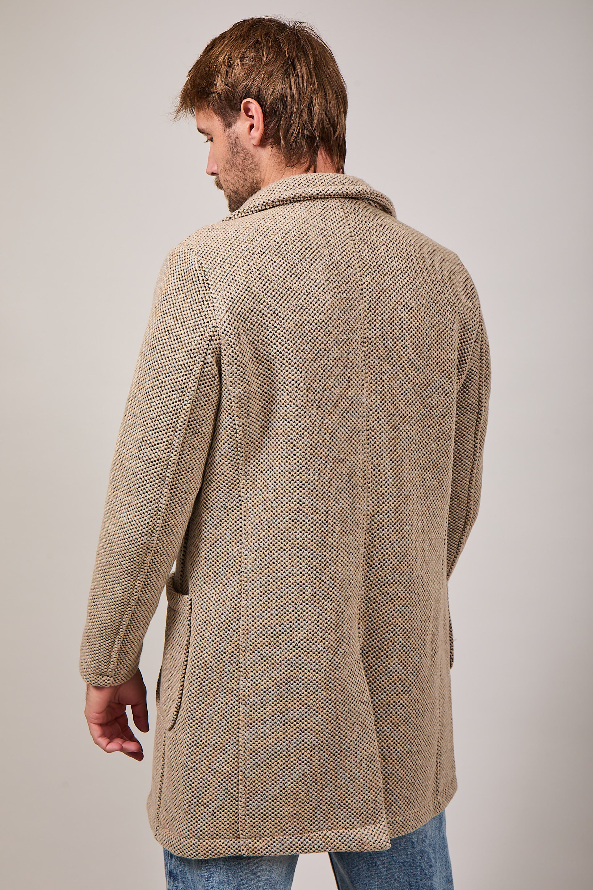 Cappotto V2 Punto di Riso Sabbia (12245096595796)