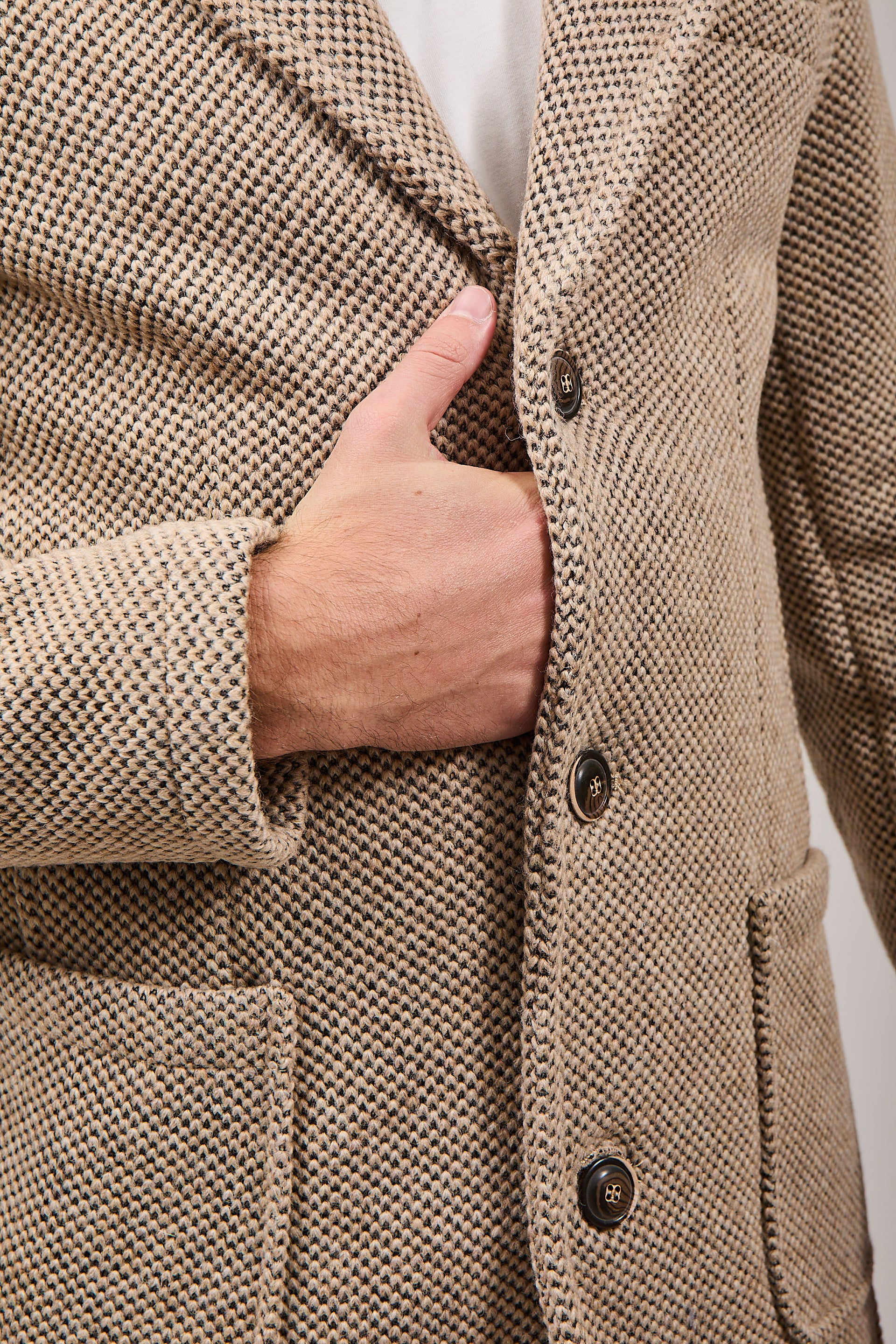 Cappotto V2 Punto di Riso Sabbia (12245096595796)