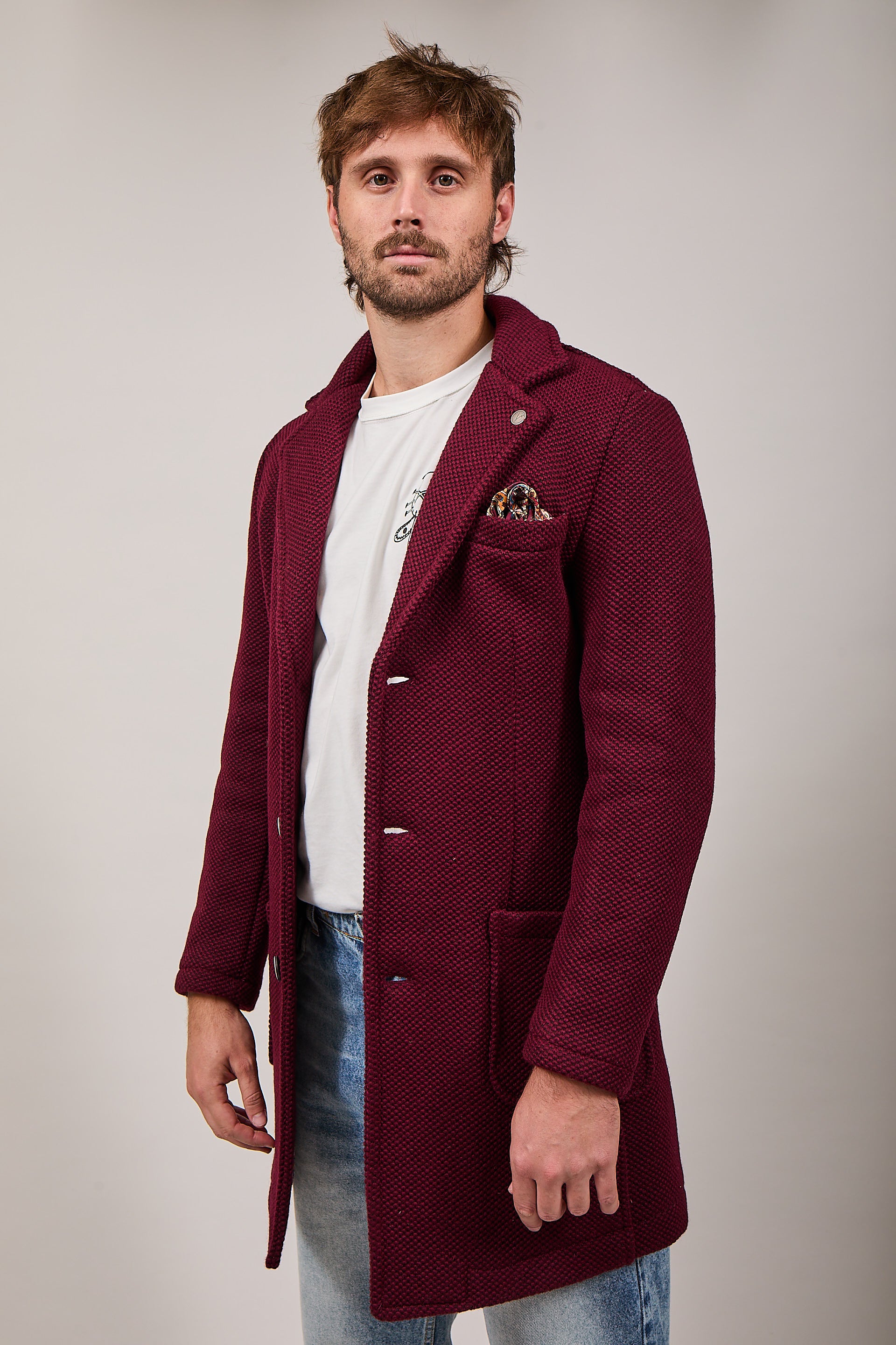 Cappotto V2 Punto di Riso Bordeaux (12245095776596)