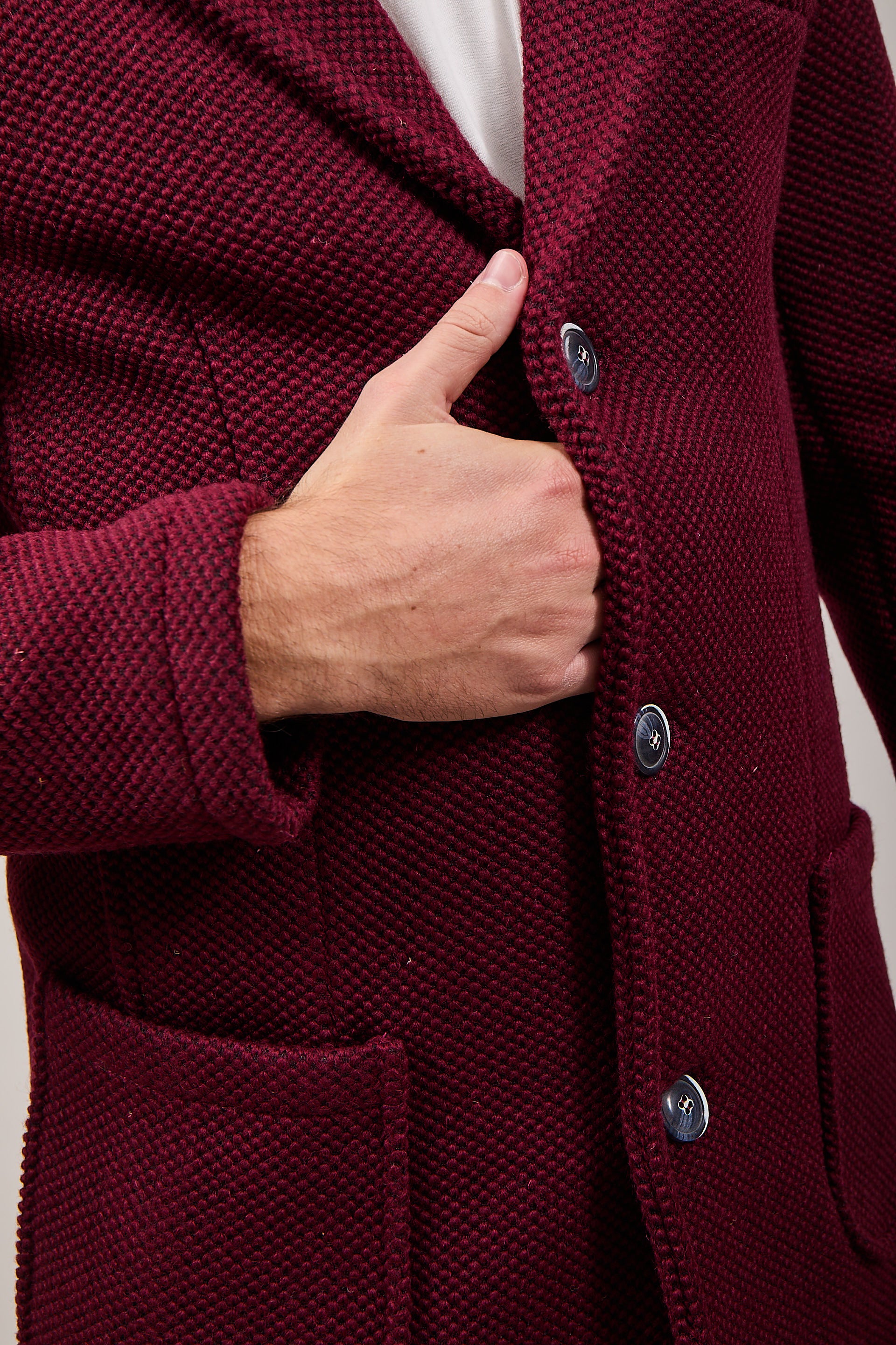 Cappotto V2 Punto di Riso Bordeaux (12245095776596)