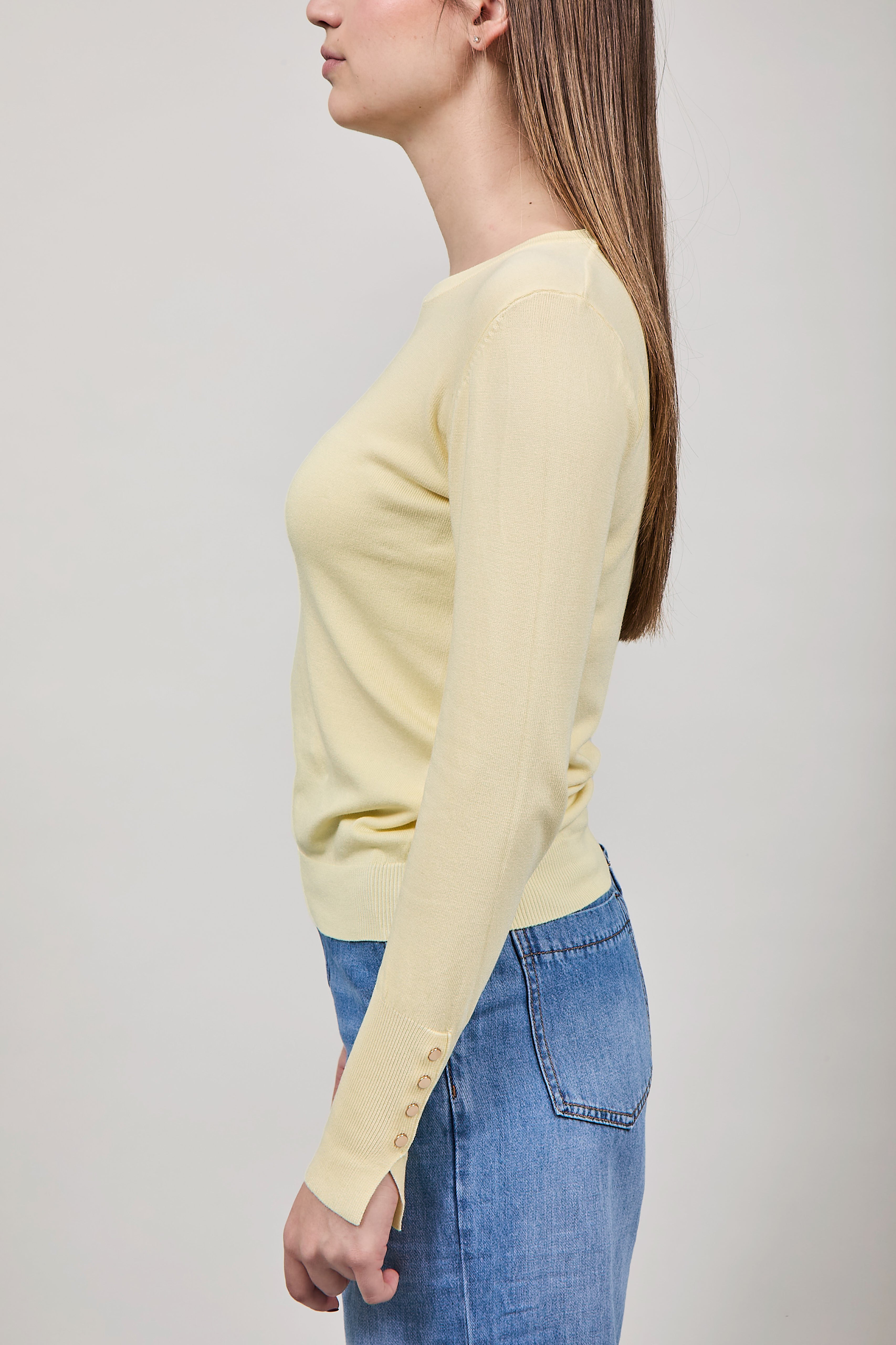 Maglioncino Lokita Giallo Pastello