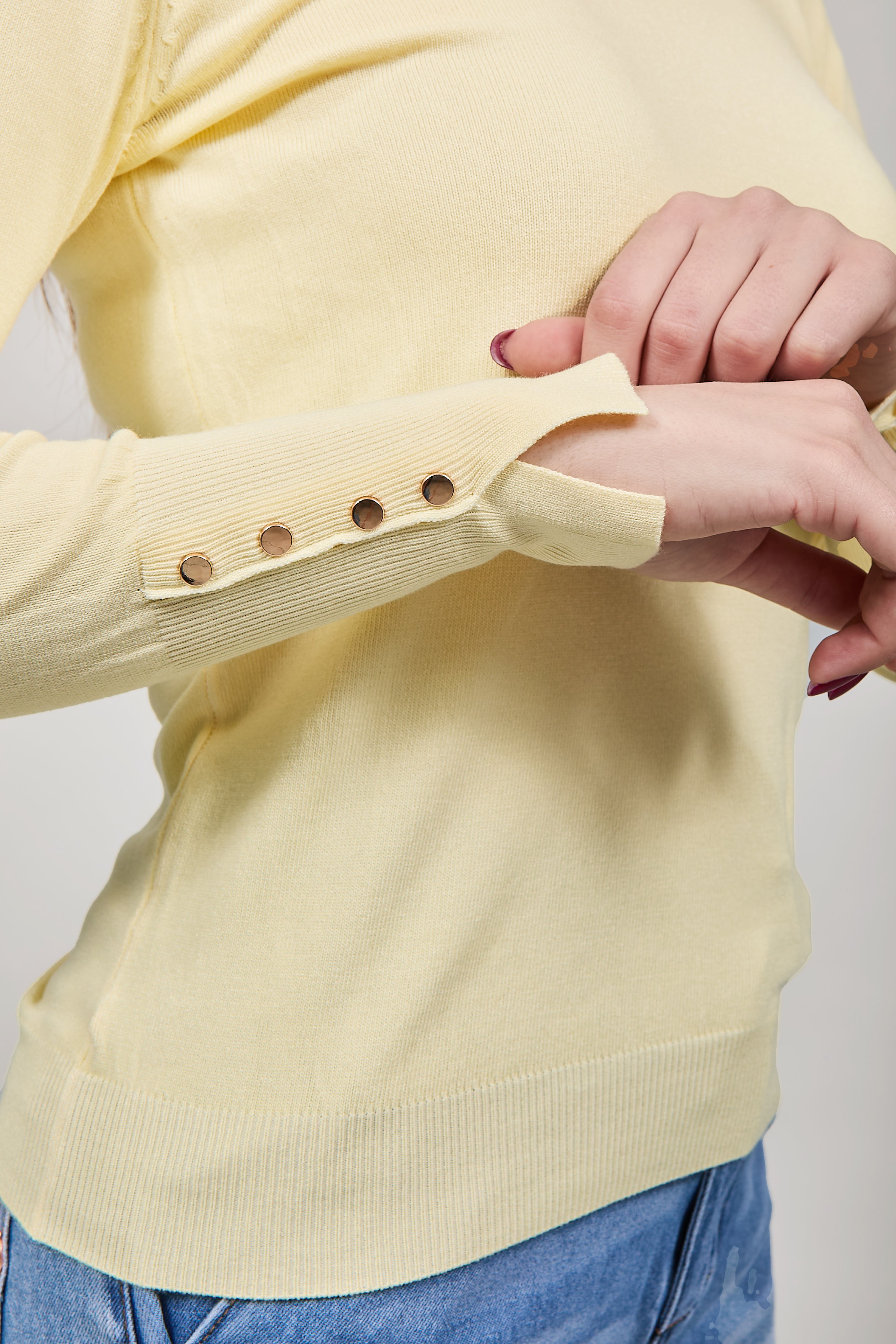 Maglioncino Lokita Giallo Pastello